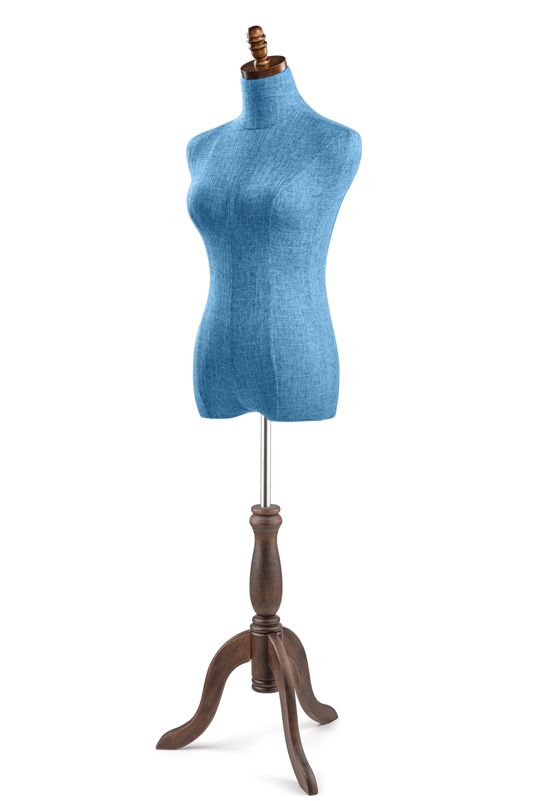Female Display Dress Form on Wood Tripod Base - Image 56
