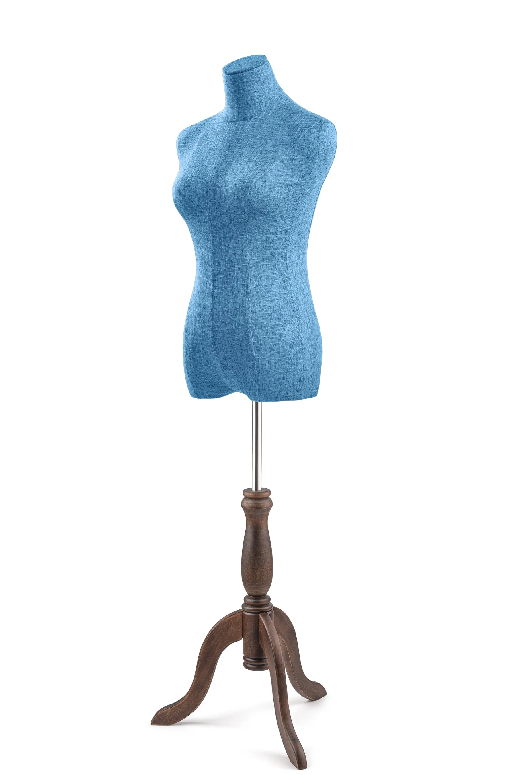 Female Display Dress Form on Wood Tripod Base - Image 60