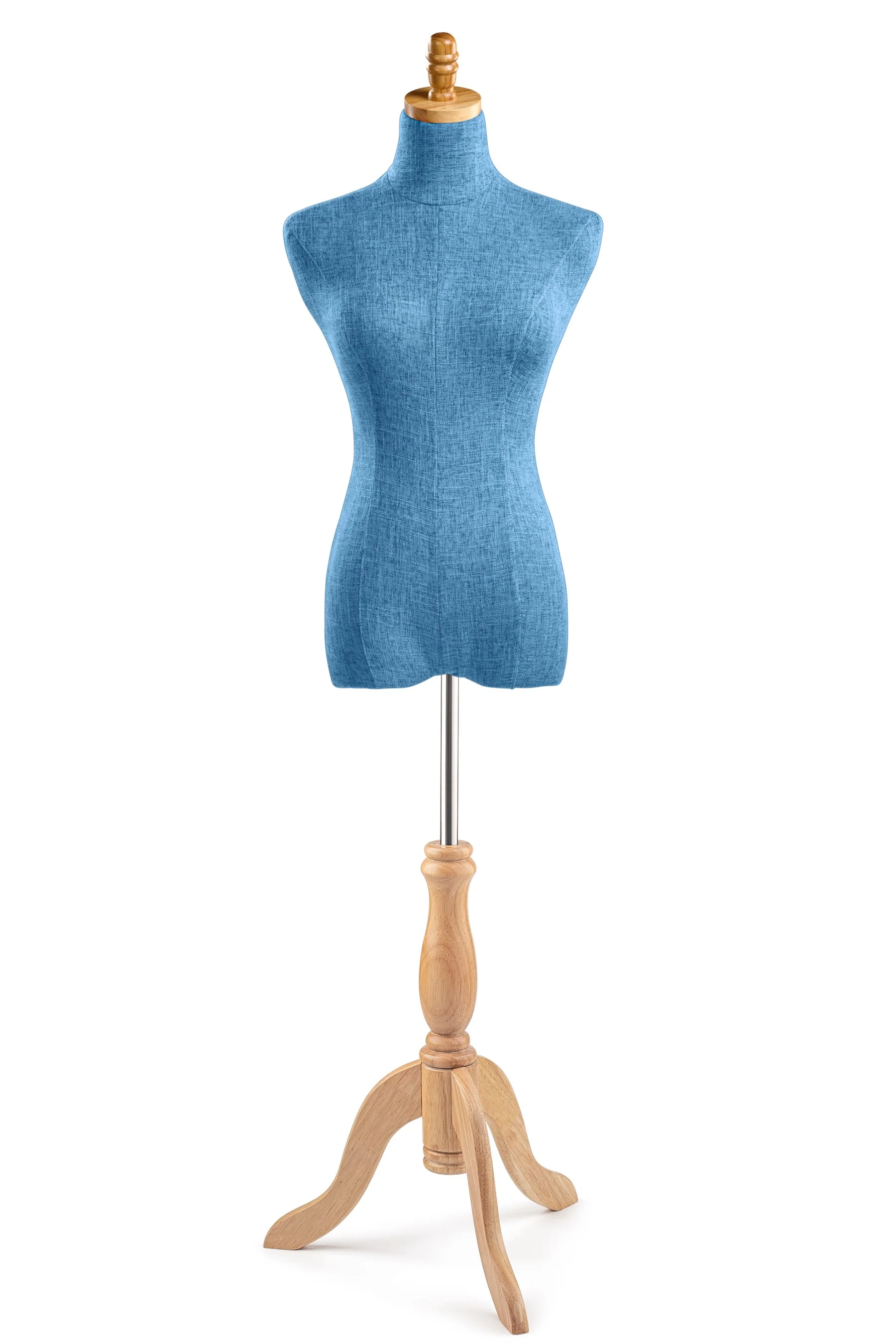 Female Display Dress Form on Wood Tripod Base - Image 63