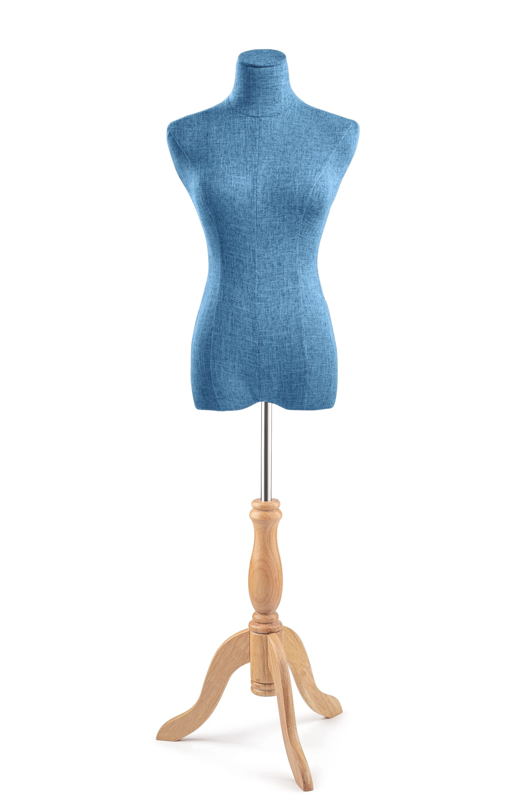 Female Display Dress Form on Wood Tripod Base - Image 64