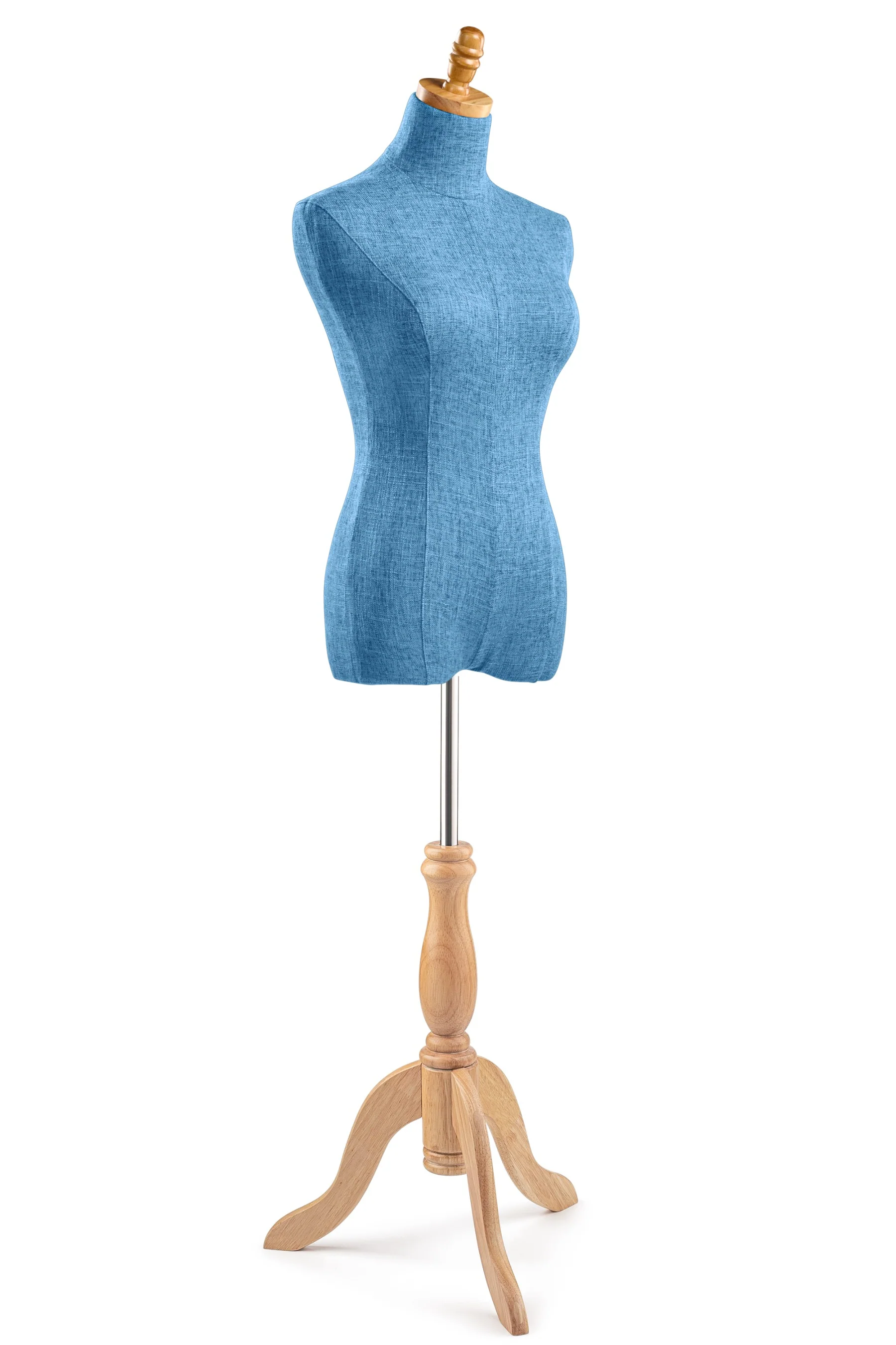 Female Display Dress Form on Wood Tripod Base - Image 65