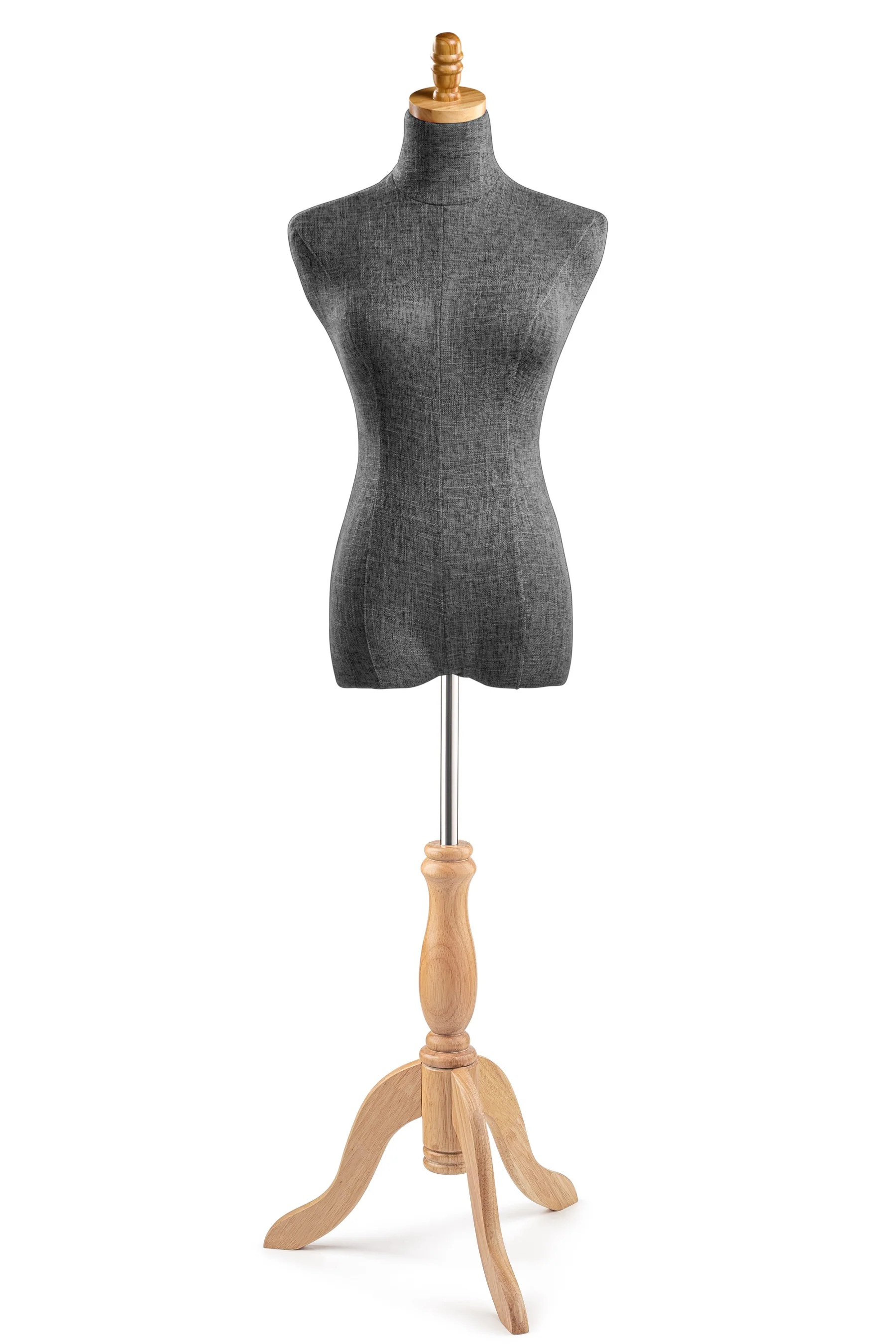 Female Display Dress Form on Wood Tripod Base - Image 86