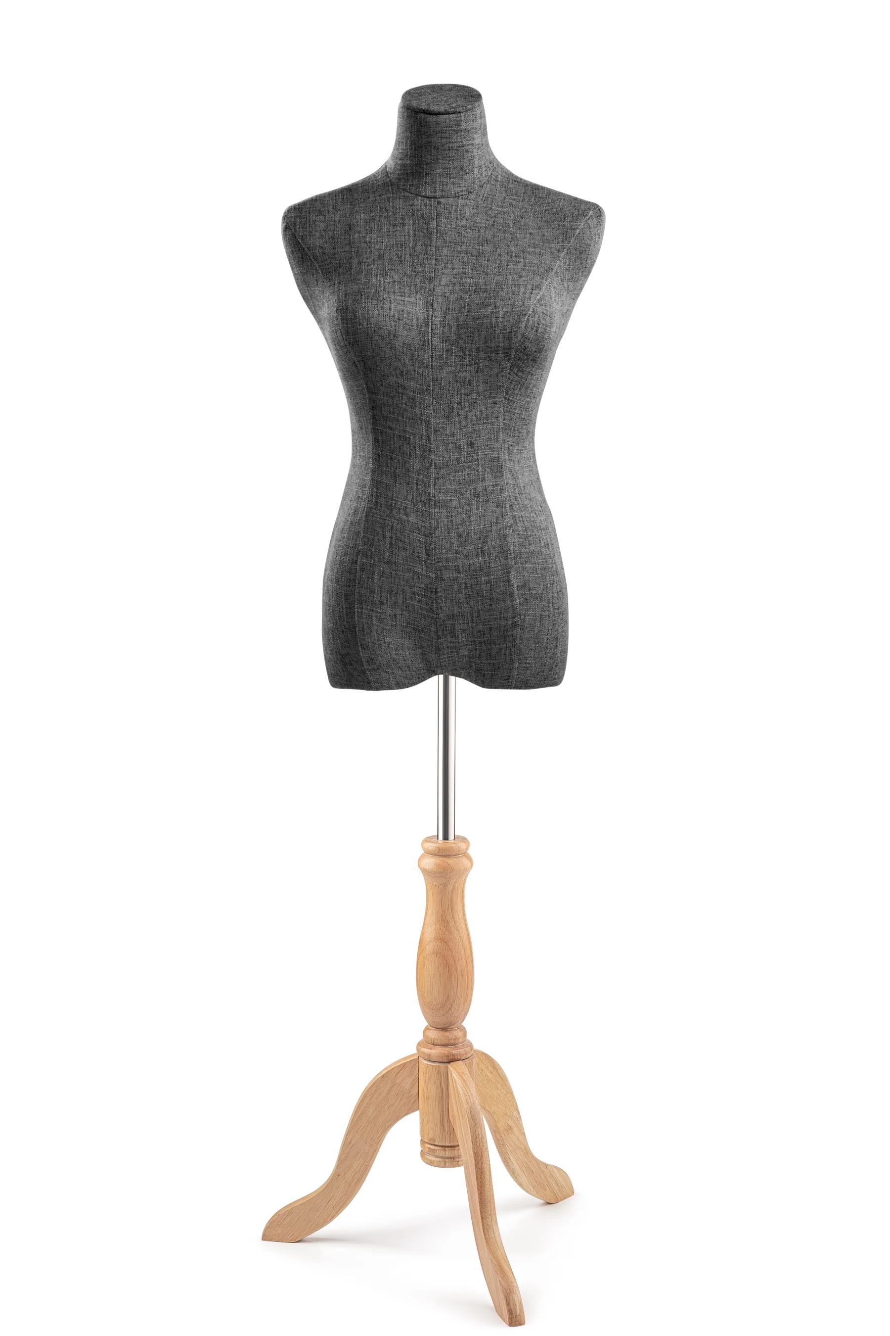 Female Display Dress Form on Wood Tripod Base - Image 87