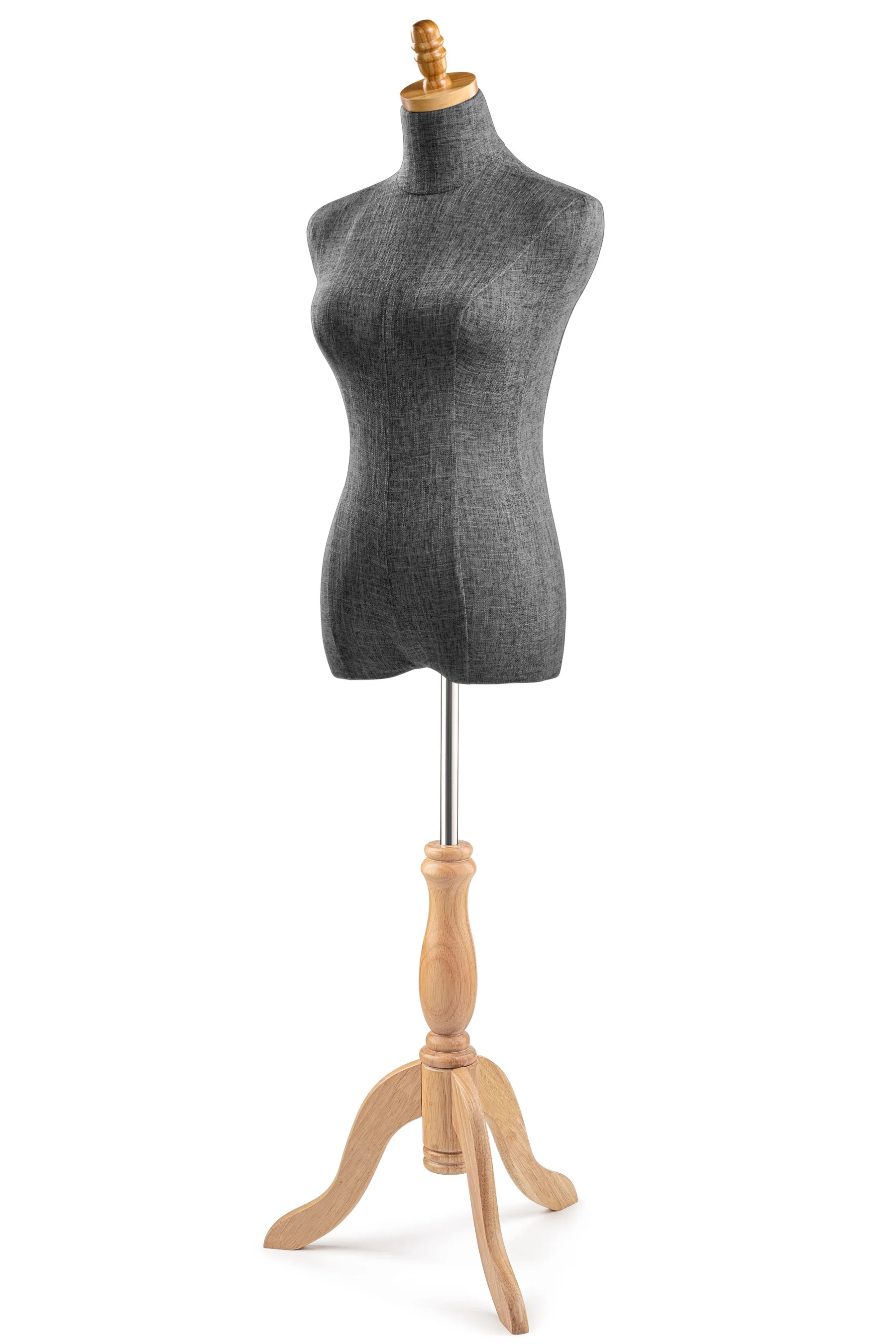 Female Display Dress Form on Wood Tripod Base - Image 89