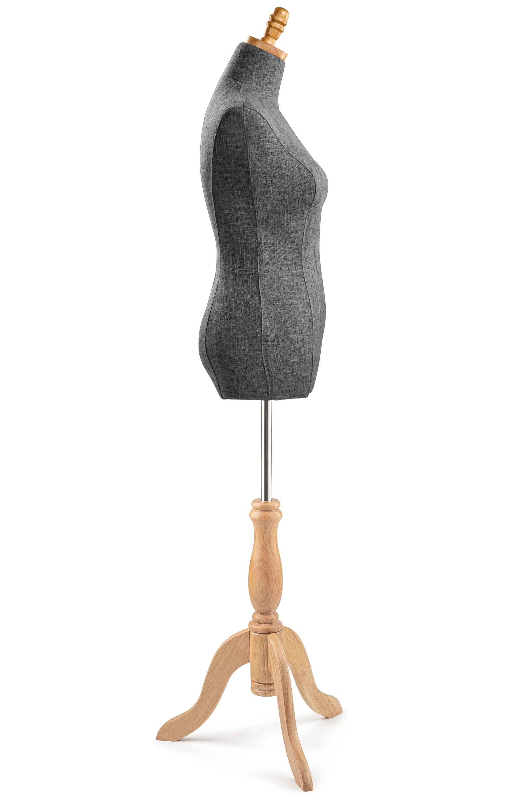 Female Display Dress Form on Wood Tripod Base - Image 91