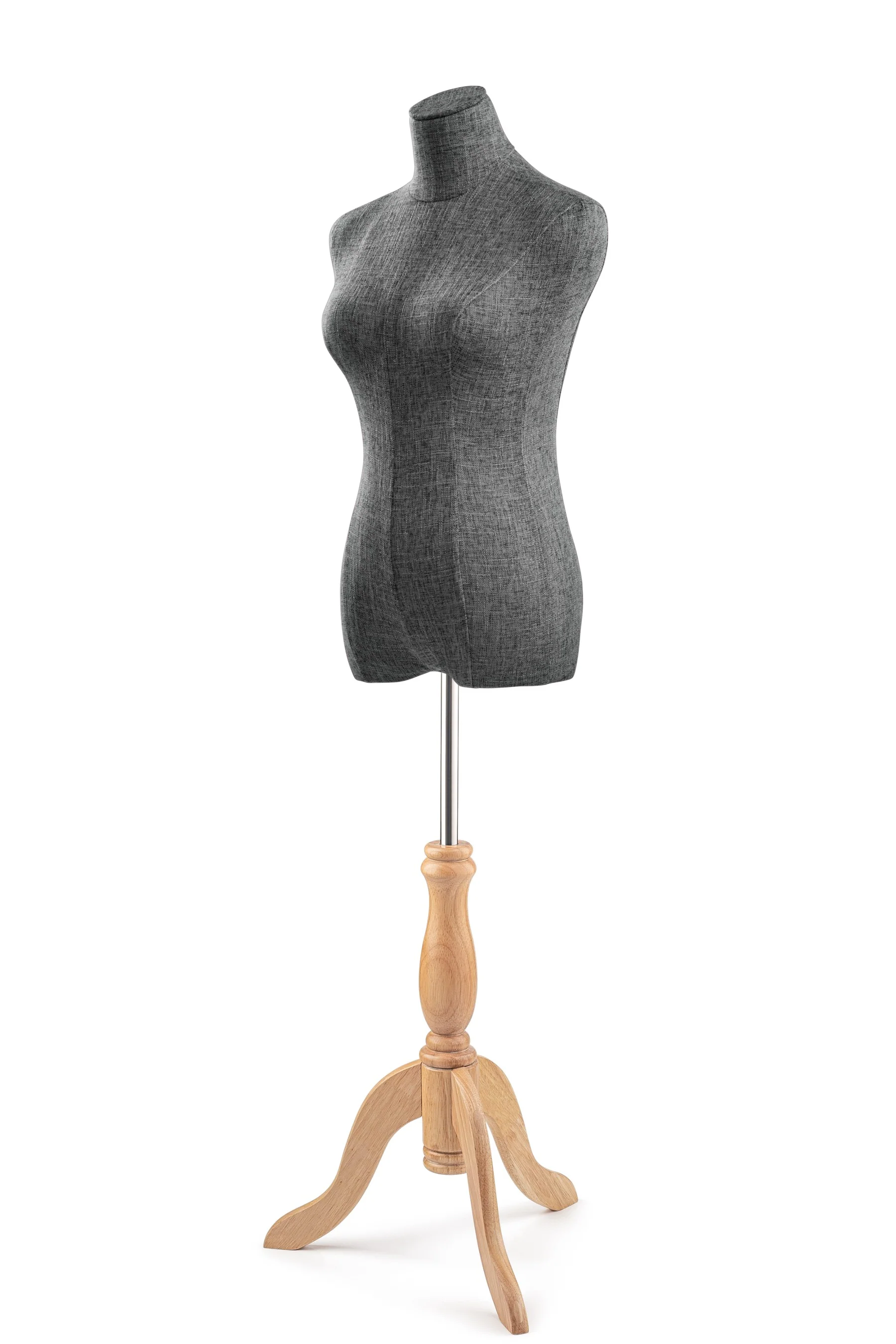 Female Display Dress Form on Wood Tripod Base - Image 92