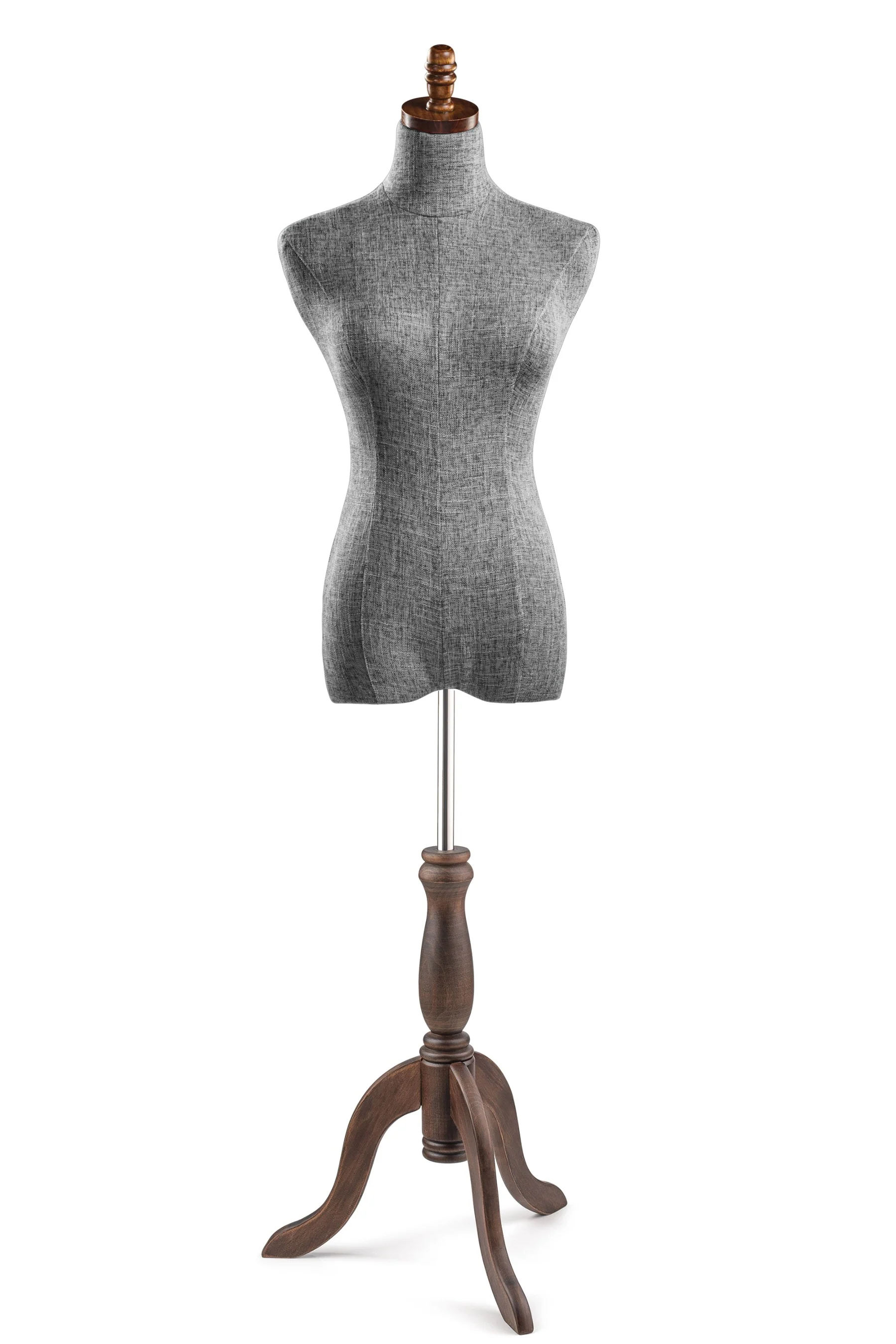 Female Display Dress Form on Wood Tripod Base - Image 99