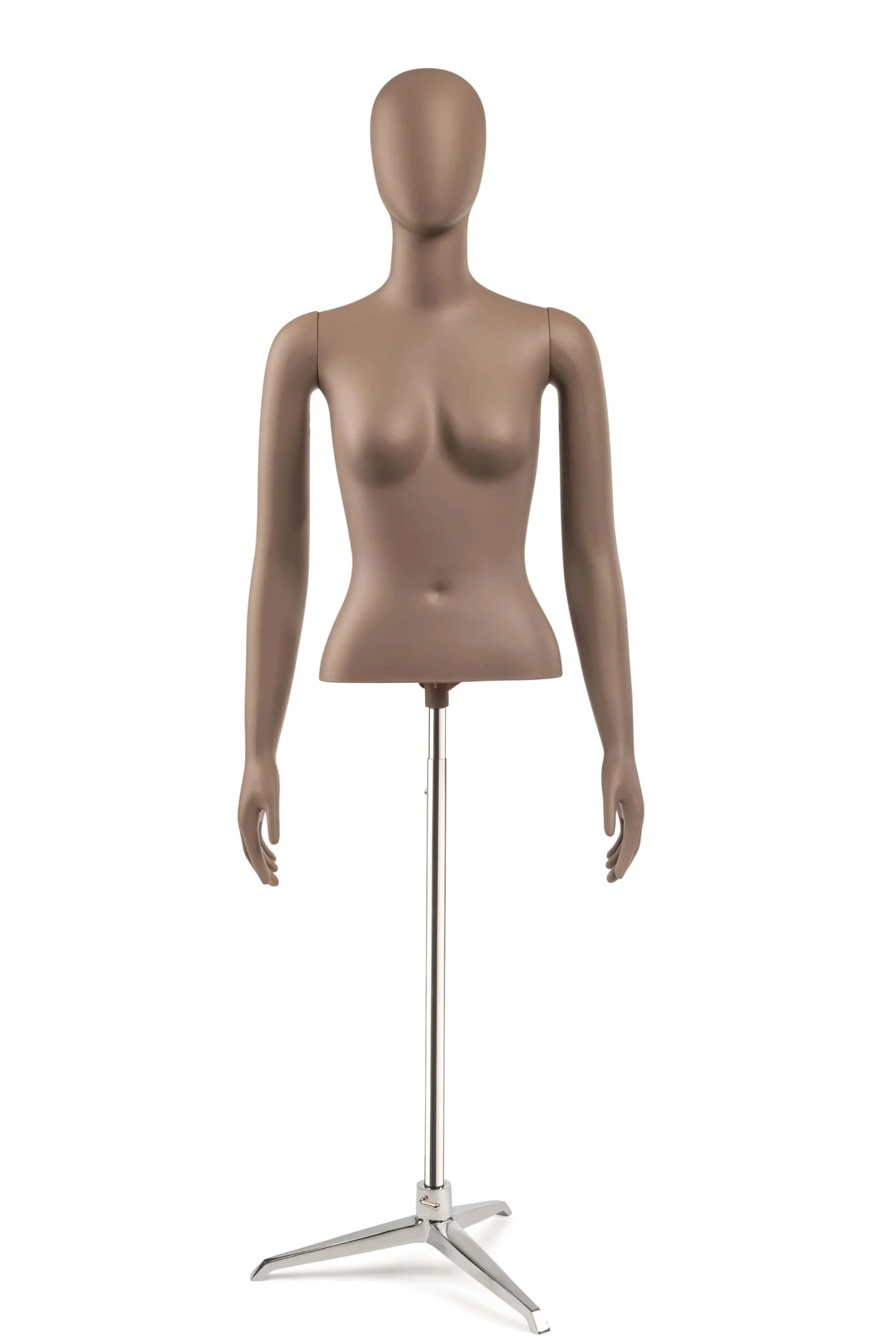 Female Egghead Torso Mannequin with Removable Arms - Image 112