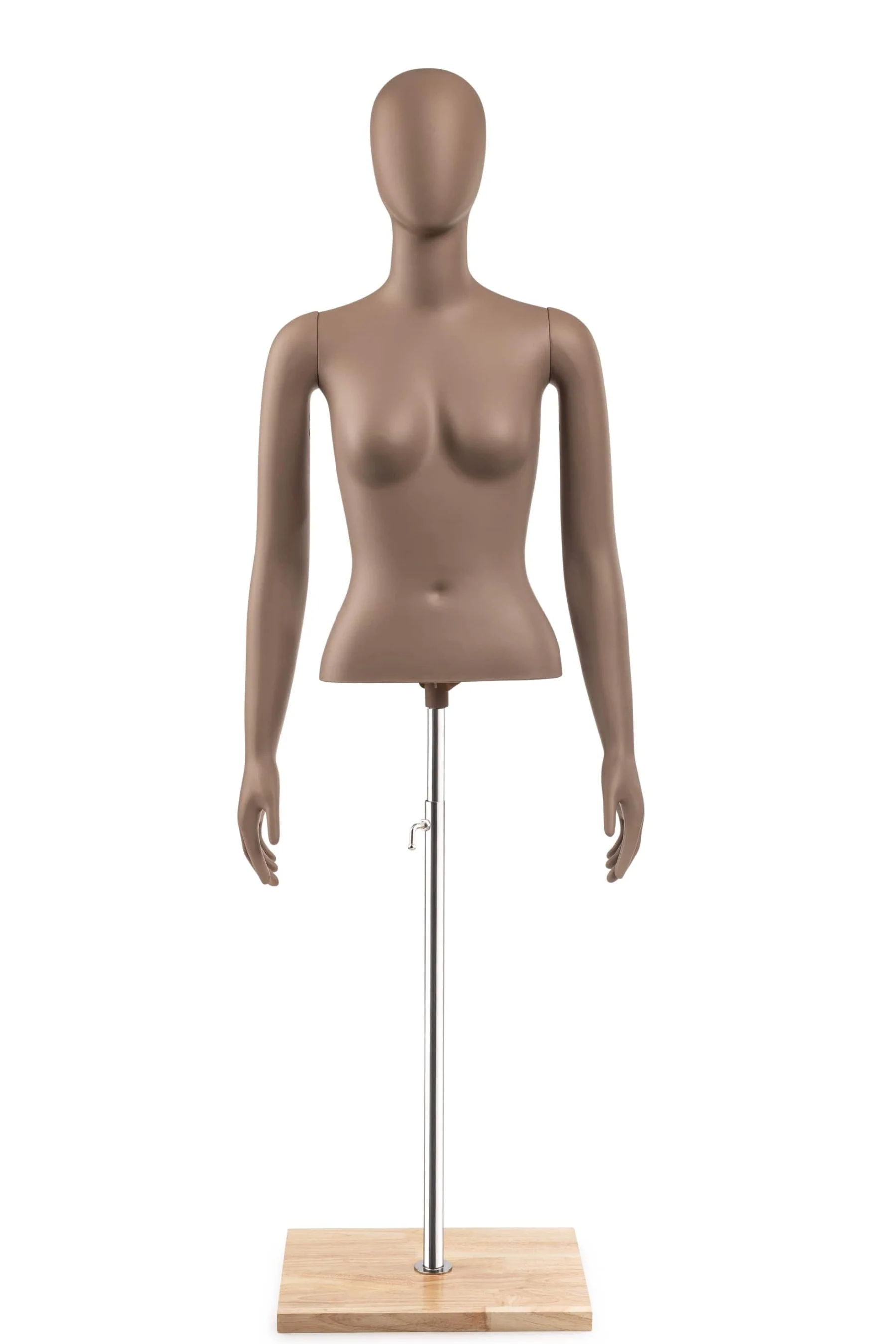 Female Egghead Torso Mannequin with Removable Arms - Image 122
