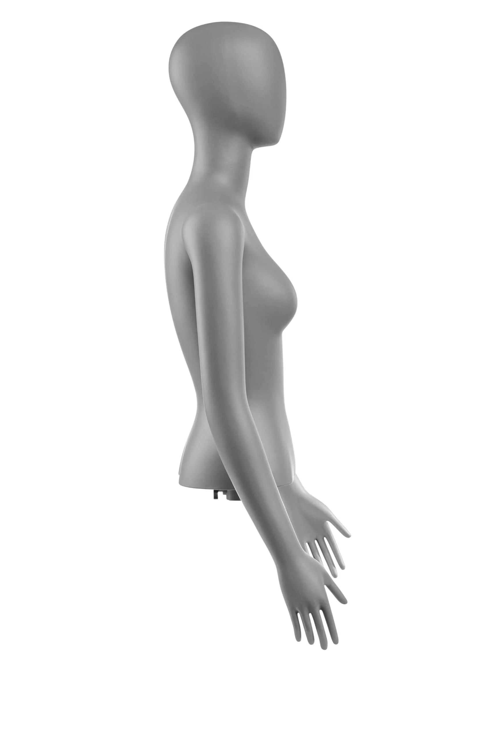 Female Egghead Torso Mannequin with Removable Arms - Image 128