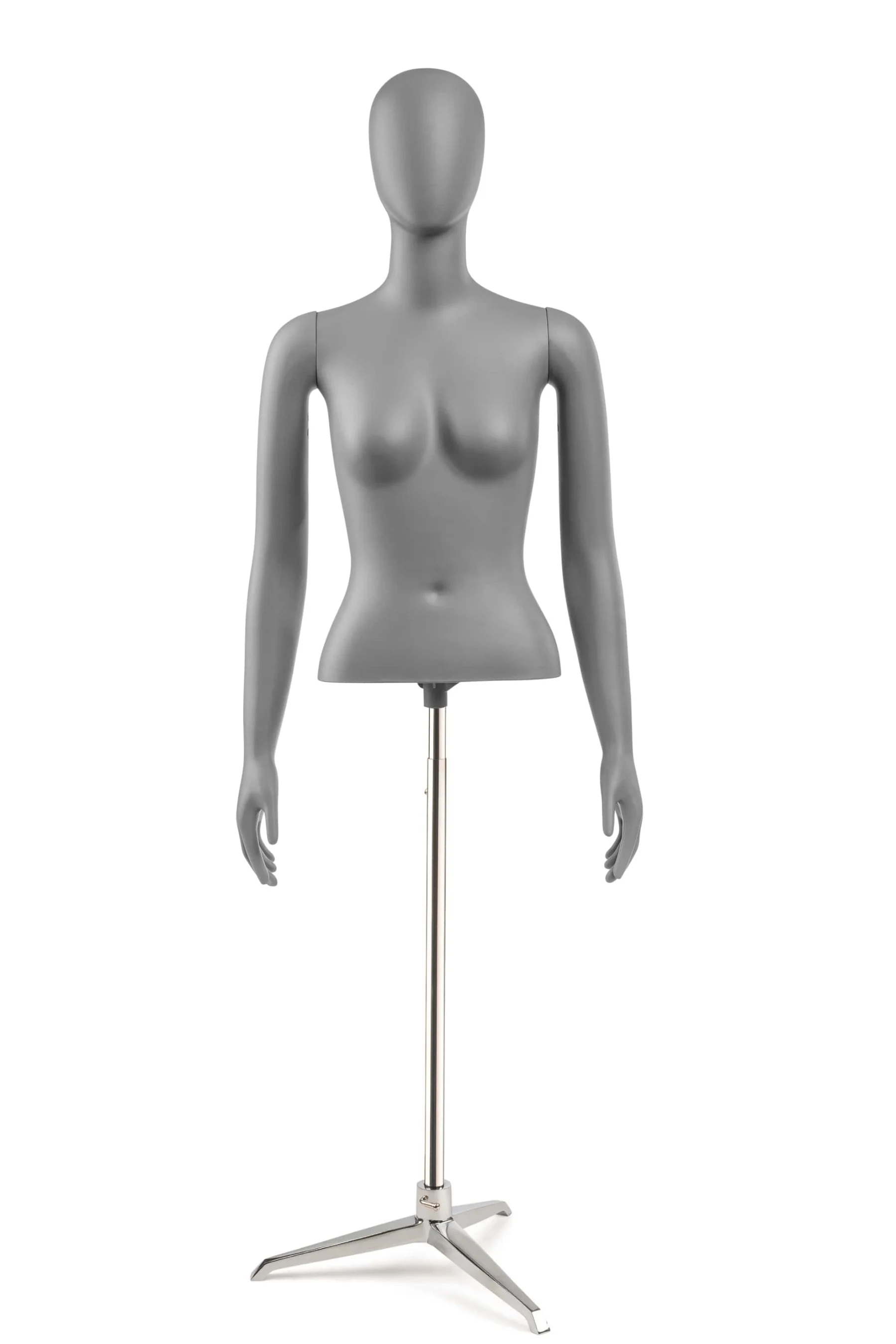 Female Egghead Torso Mannequin with Removable Arms - Image 170