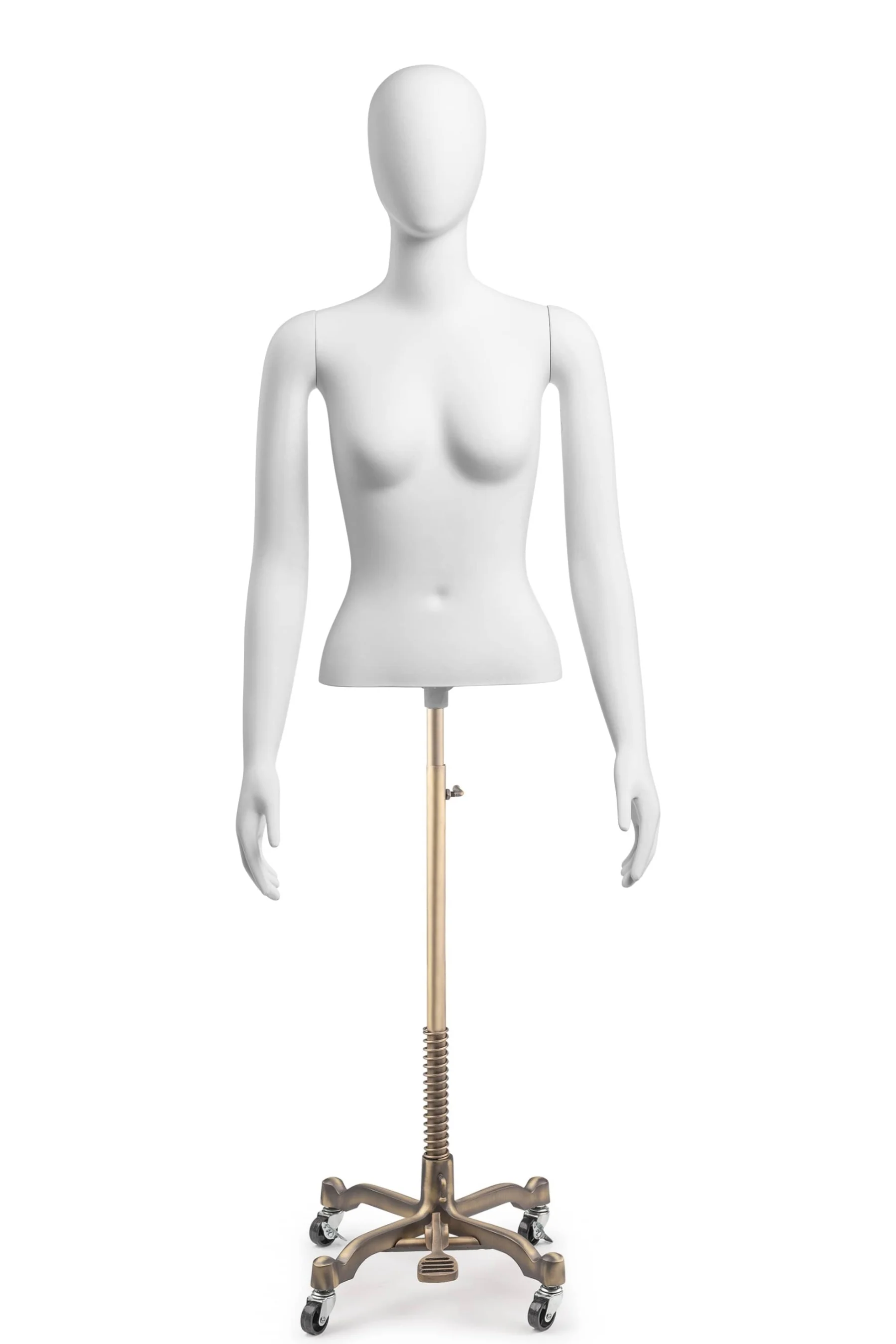 Female Egghead Torso Mannequin with Removable Arms - Image 190