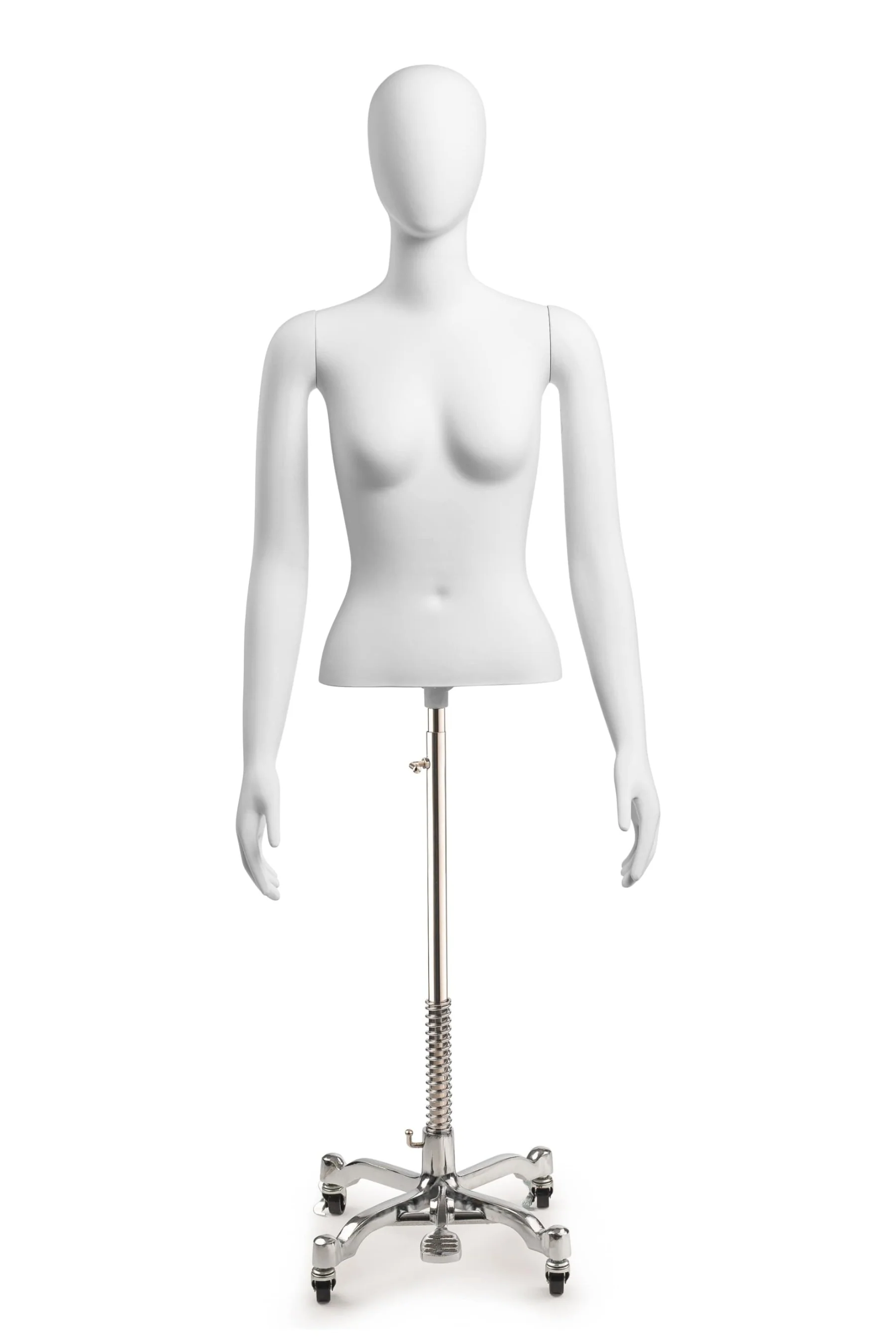 Female Egghead Torso Mannequin with Removable Arms - Image 194