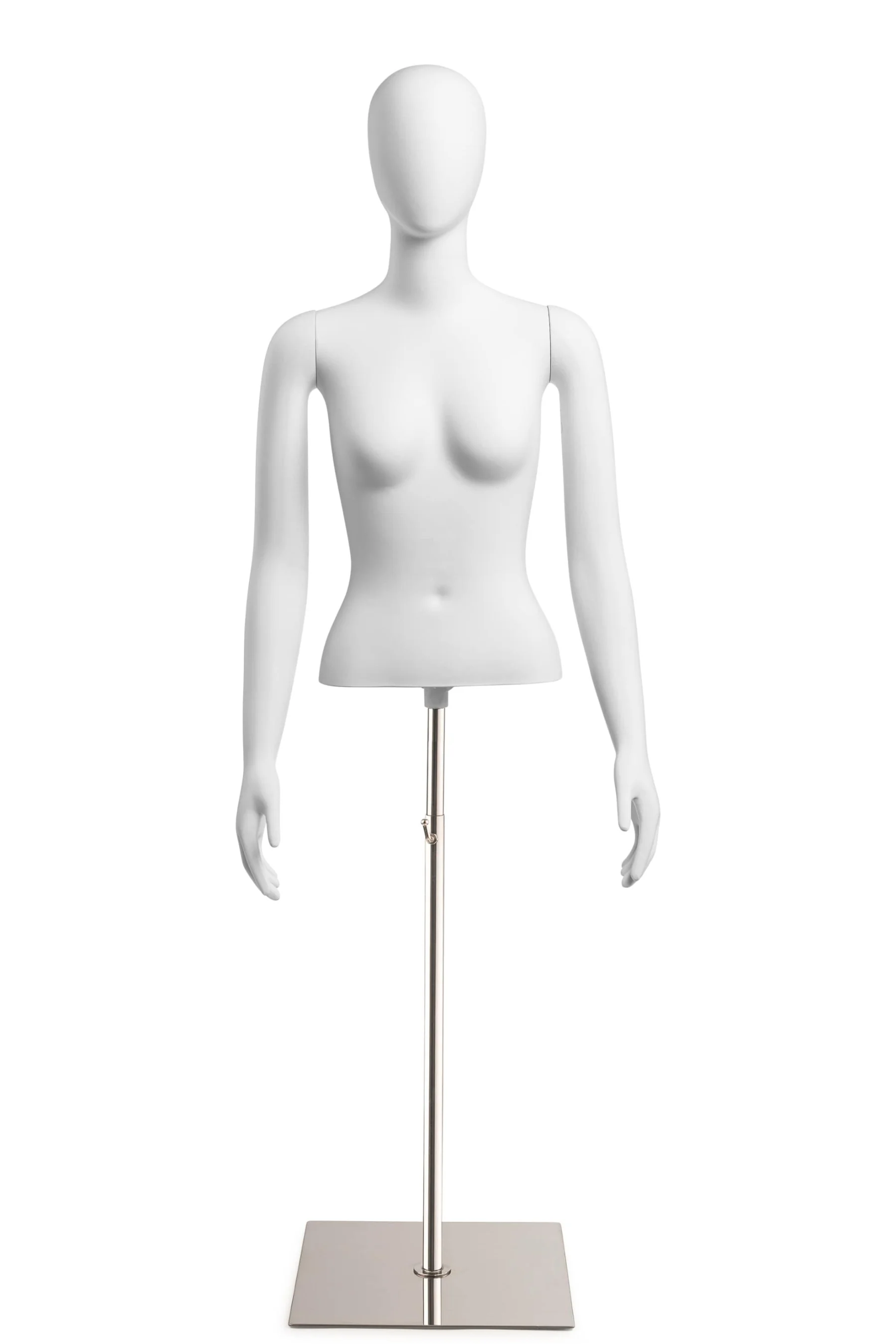 Female Egghead Torso Mannequin with Removable Arms - Image 206