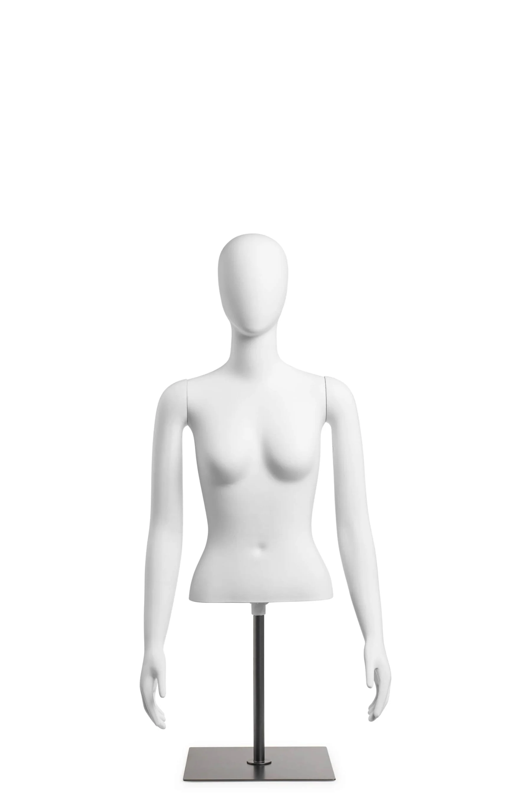 Female Egghead Torso Mannequin with Removable Arms - Image 210