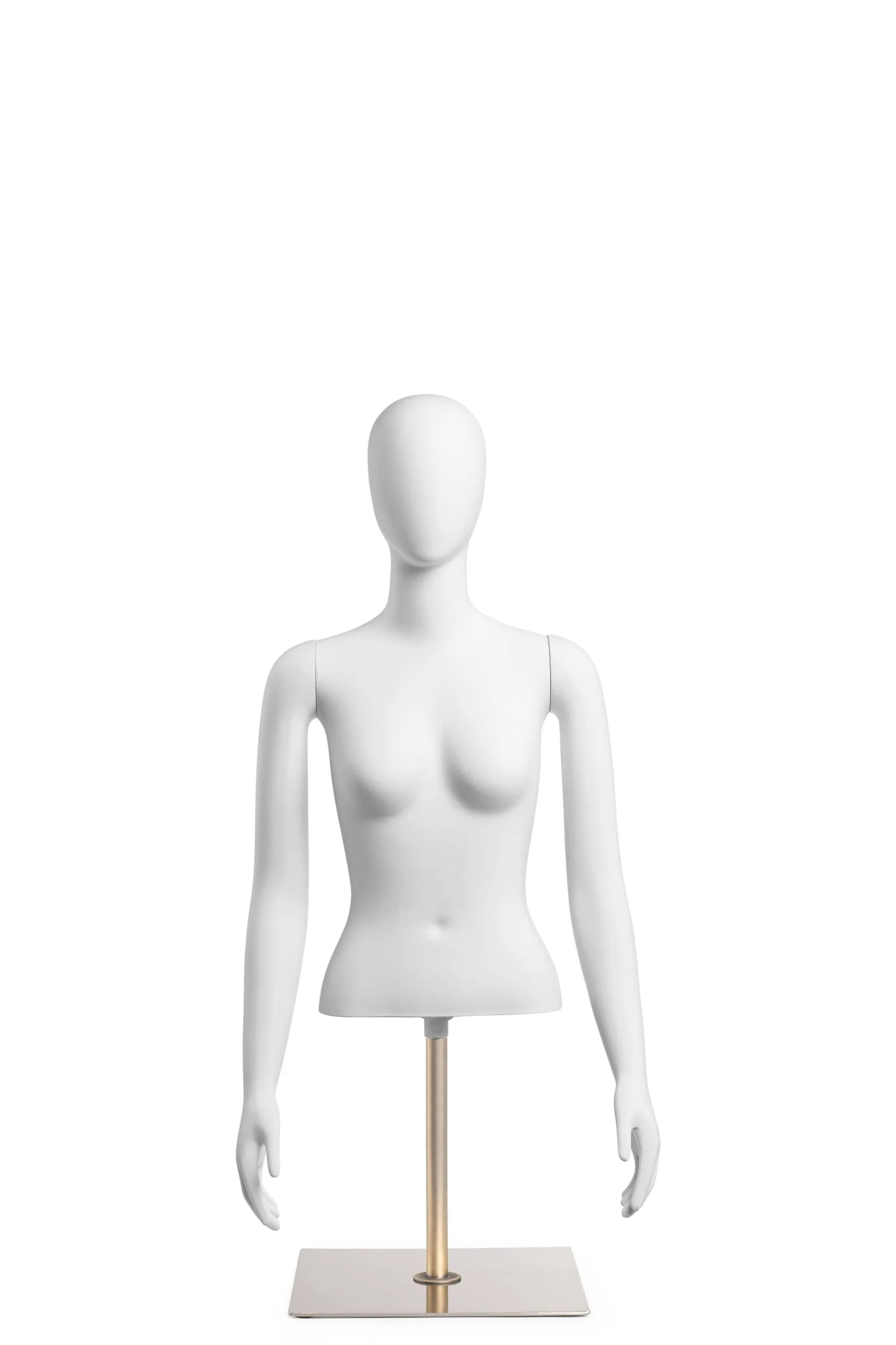 Female Egghead Torso Mannequin with Removable Arms - Image 214