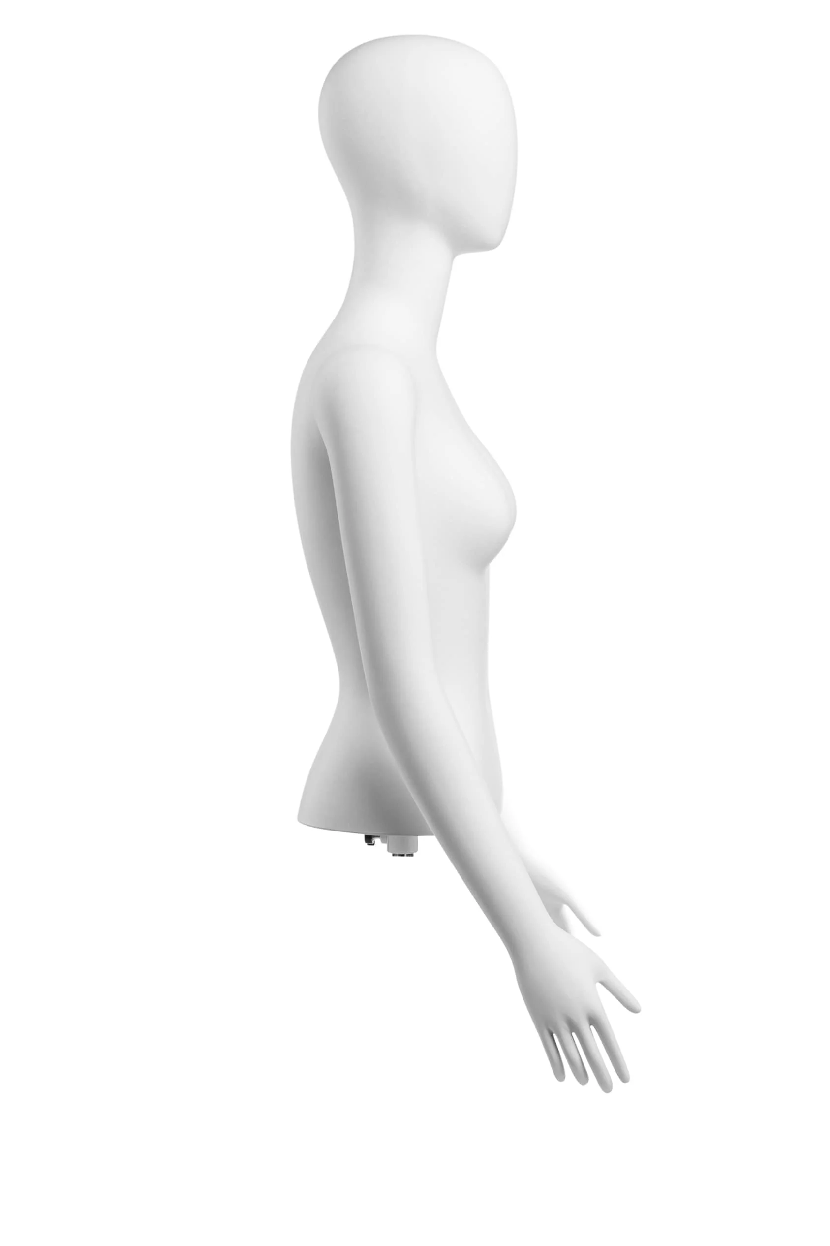 Female Egghead Torso Mannequin with Removable Arms - Image 228