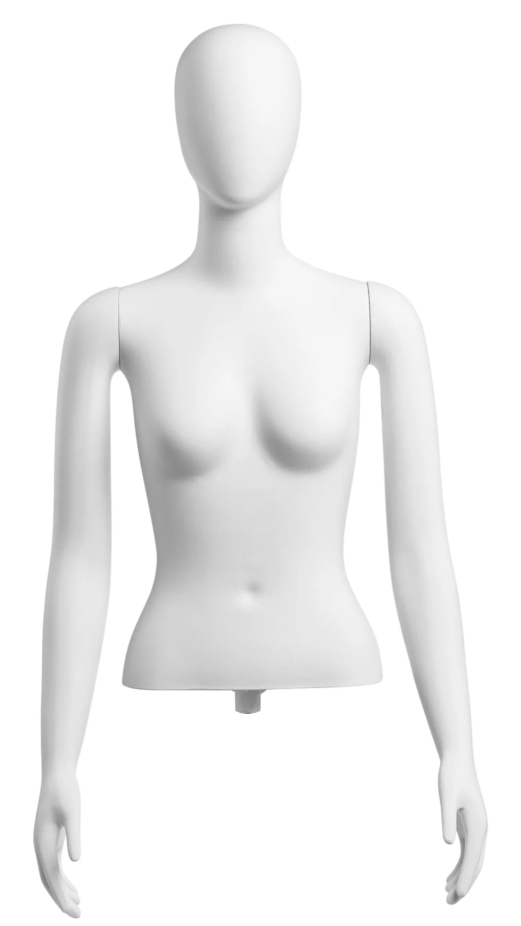 Female Egghead Torso Mannequin with Removable Arms - Image 231