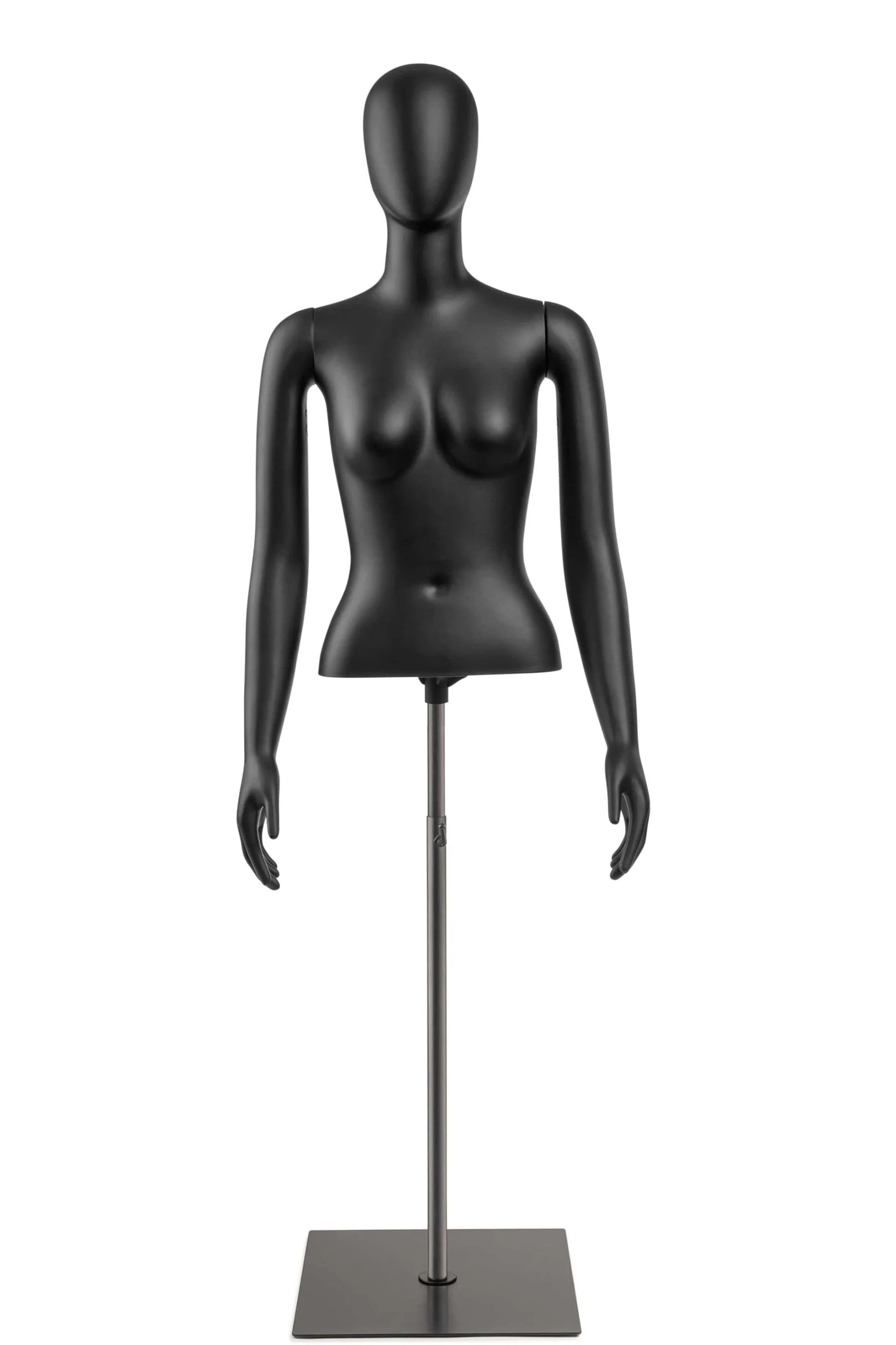 Female Egghead Torso Mannequin with Removable Arms - Image 3