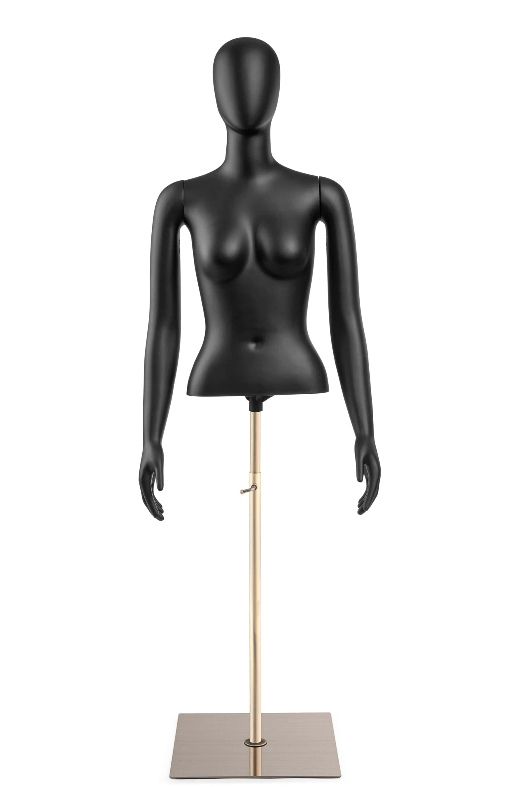Female Egghead Torso Mannequin with Removable Arms - Image 6