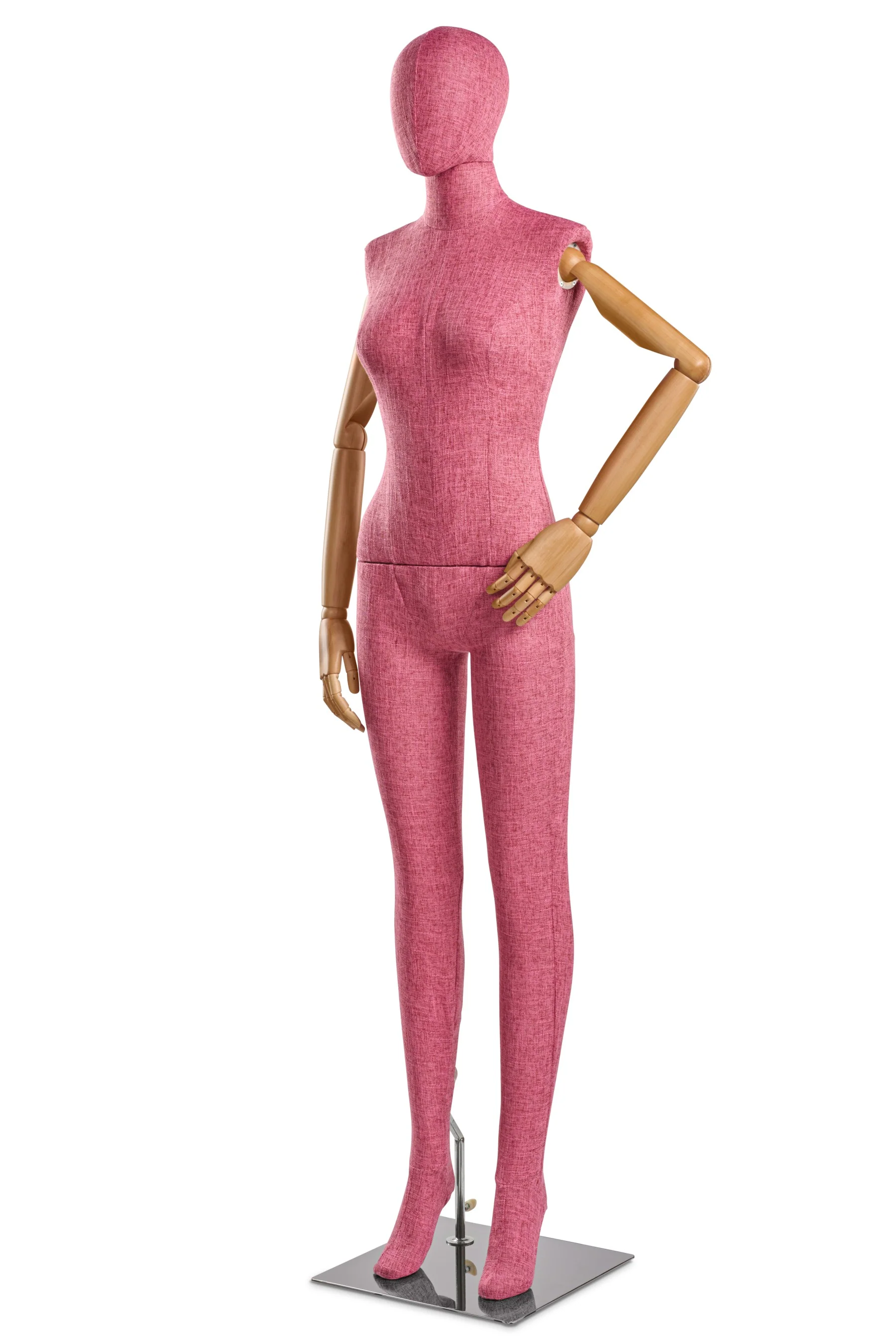 Female Fabric Wrapped Mannequin in Standing or Sitting Pose w/ Articulating Arms (WP Series) - Image 103