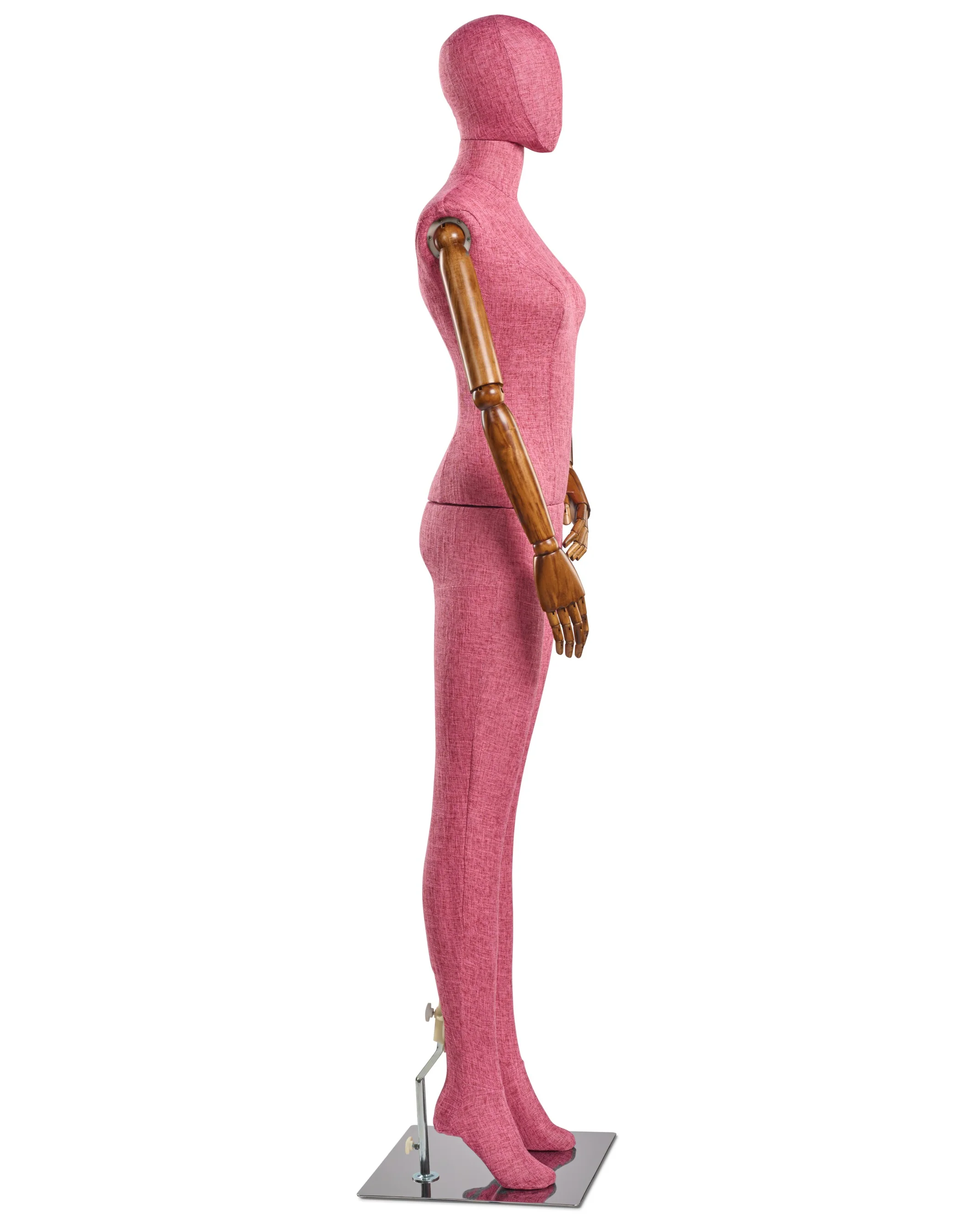 Female Fabric Wrapped Mannequin in Standing or Sitting Pose w/ Articulating Arms (WP Series) - Image 104