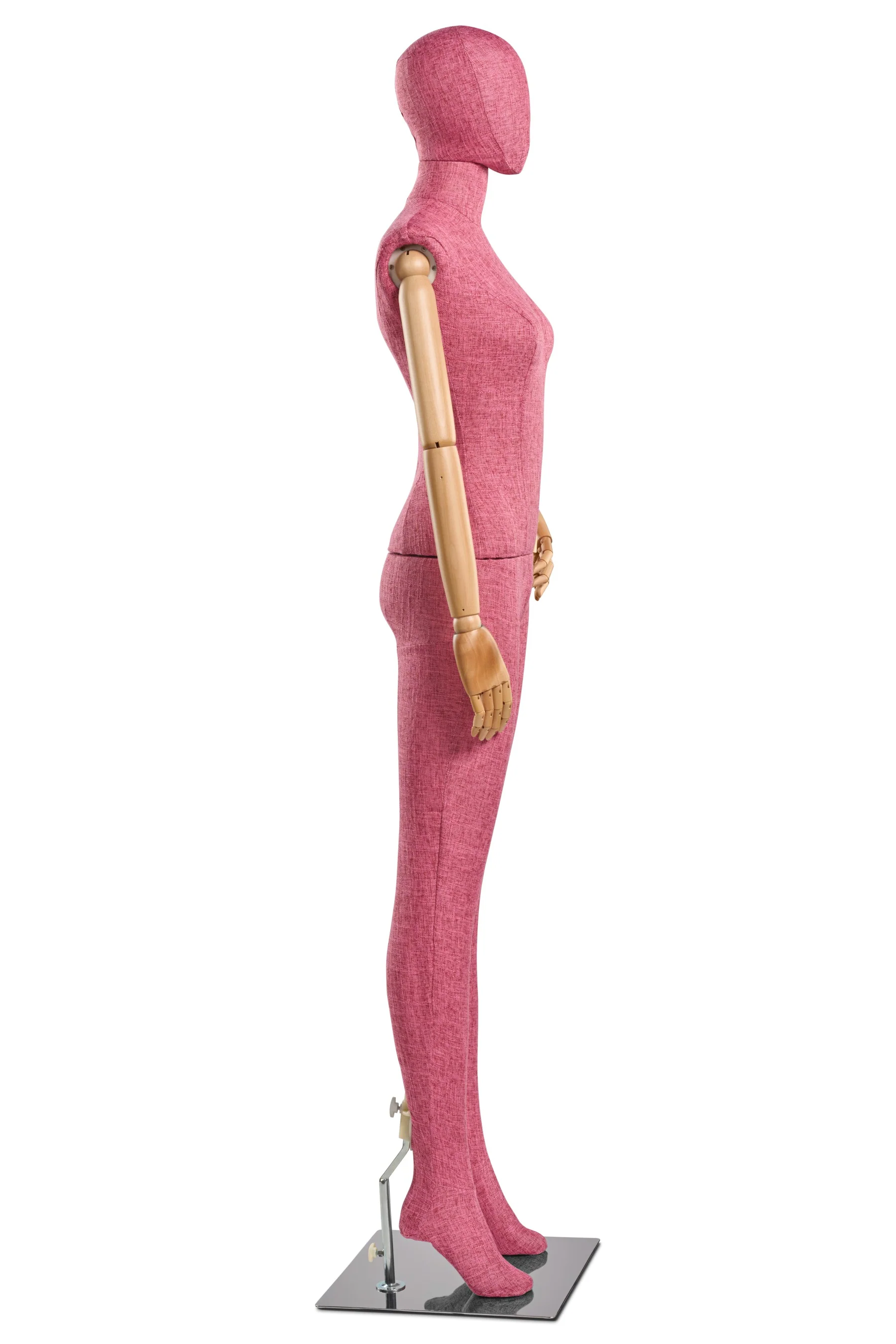 Female Fabric Wrapped Mannequin in Standing or Sitting Pose w/ Articulating Arms (WP Series) - Image 108