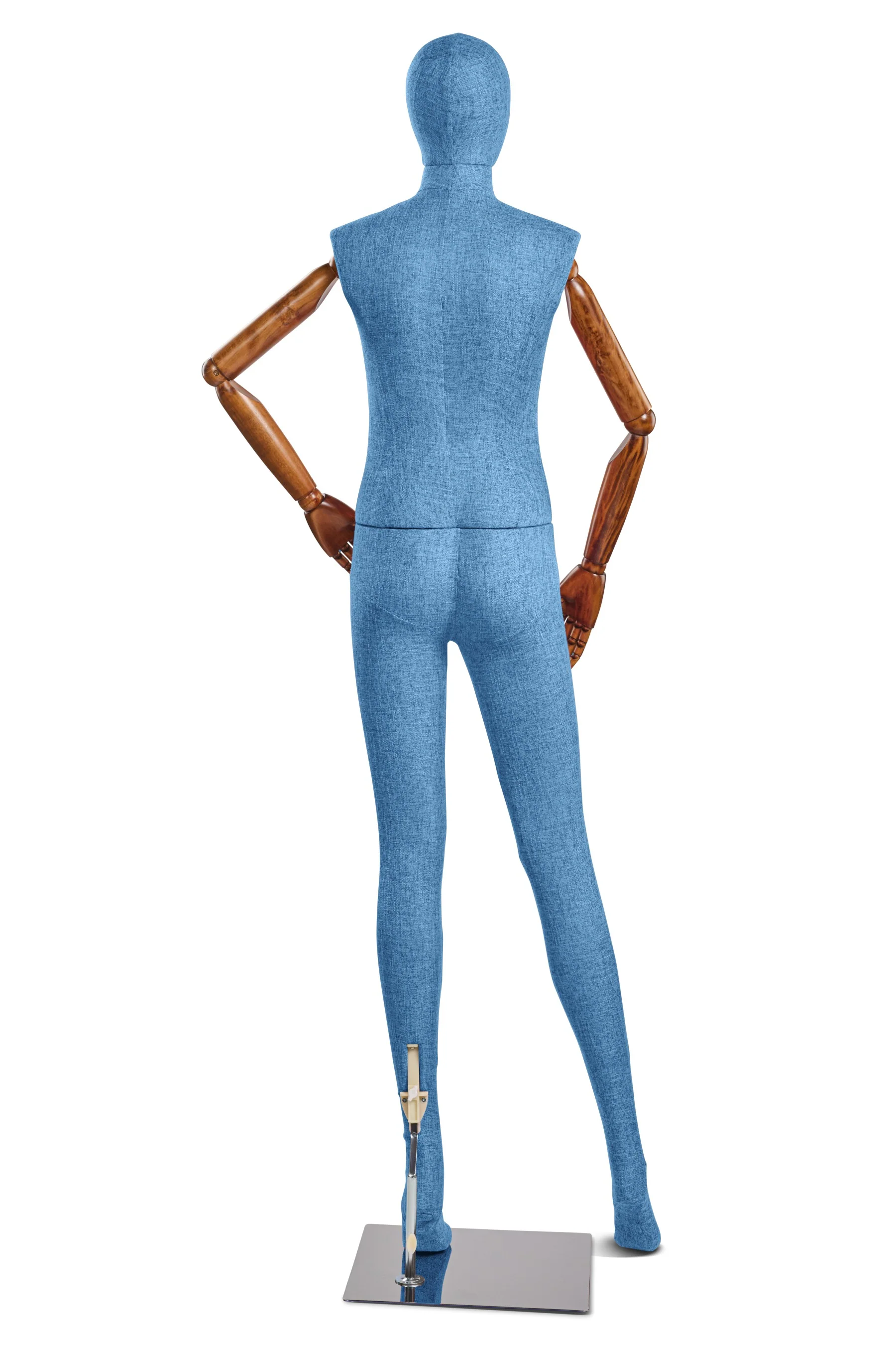 Female Fabric Wrapped Mannequin in Standing or Sitting Pose w/ Articulating Arms (WP Series) - Image 117