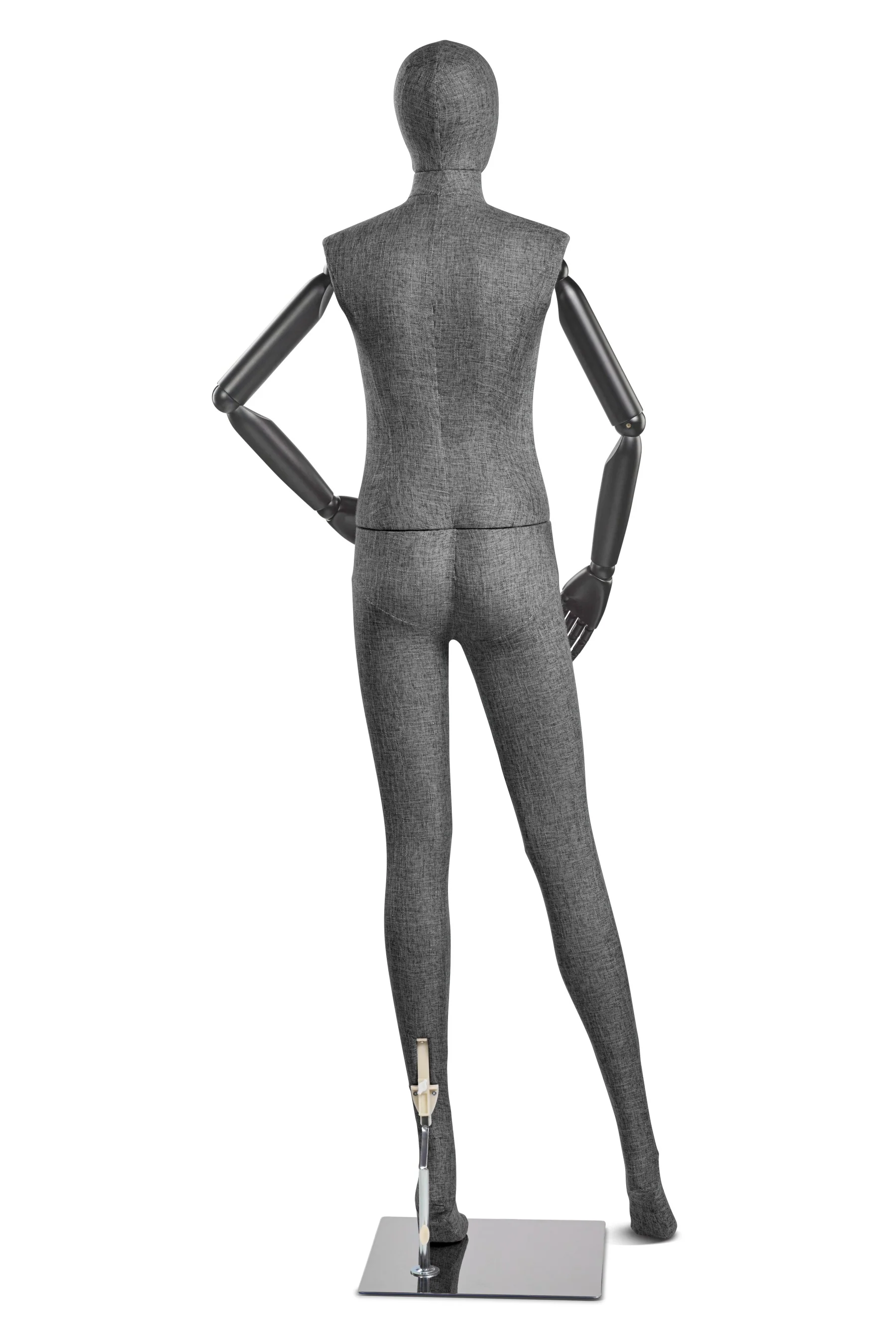 Female Fabric Wrapped Mannequin in Standing or Sitting Pose w/ Articulating Arms (WP Series) - Image 127