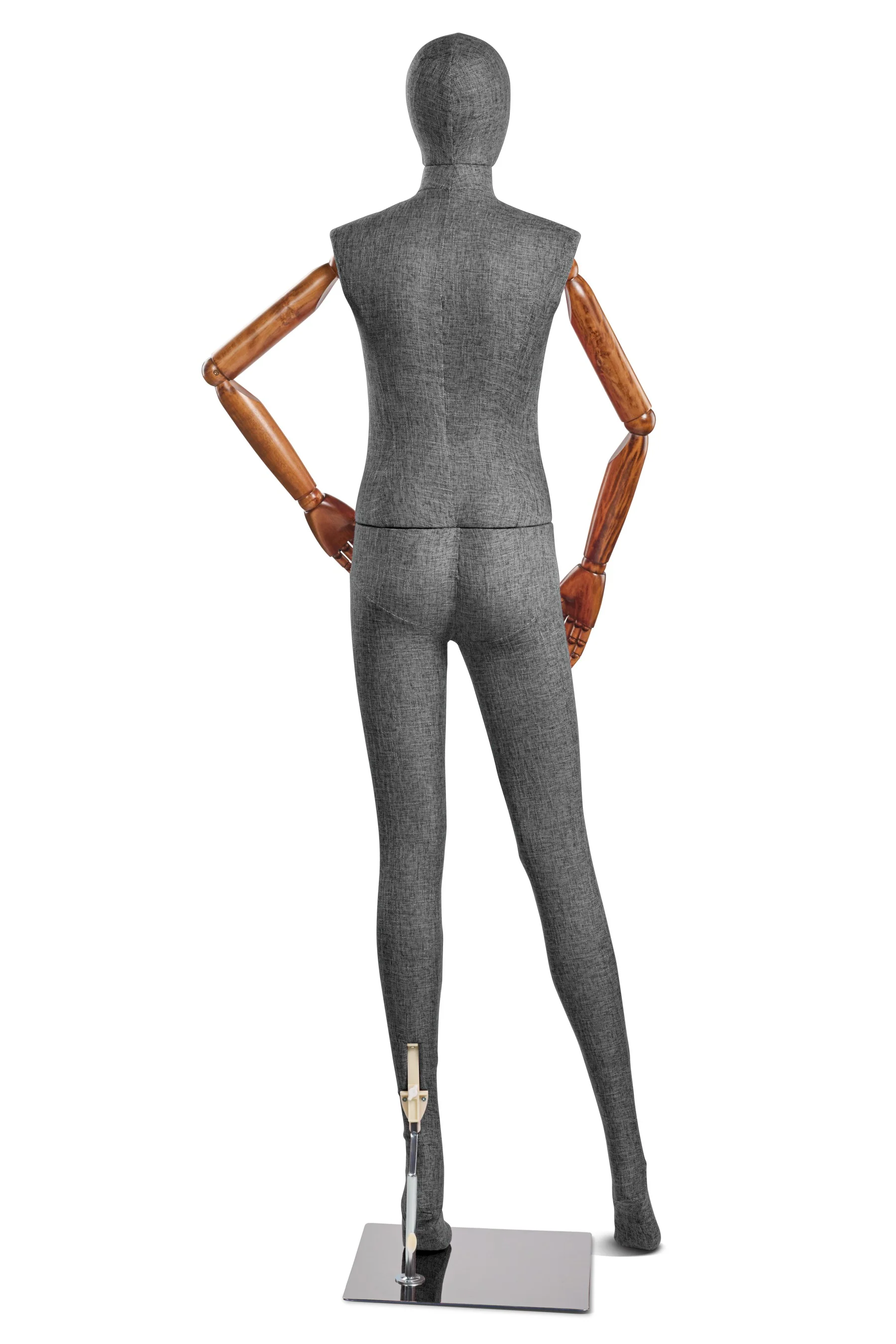 Female Fabric Wrapped Mannequin in Standing or Sitting Pose w/ Articulating Arms (WP Series) - Image 132