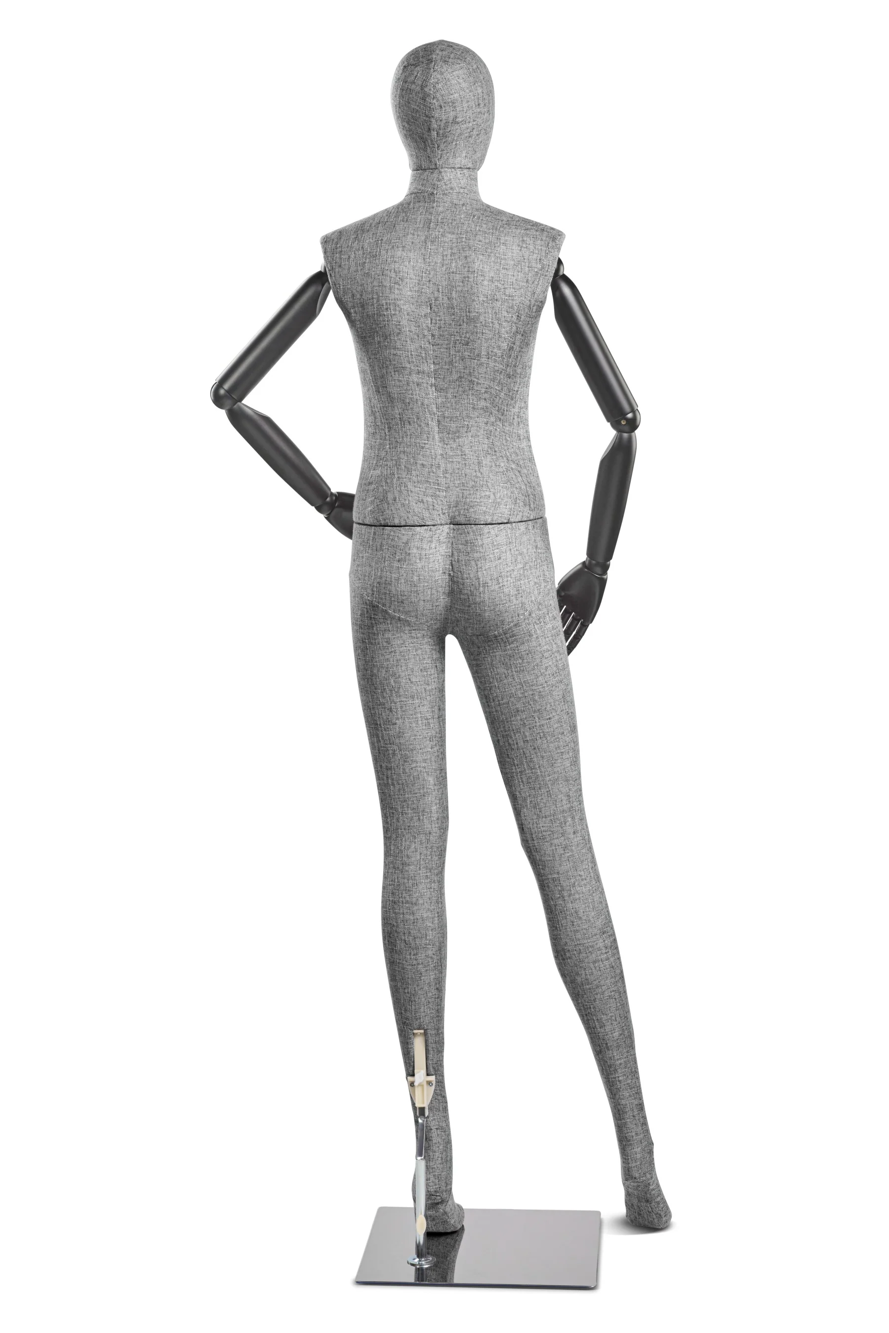 Female Fabric Wrapped Mannequin in Standing or Sitting Pose w/ Articulating Arms (WP Series) - Image 142