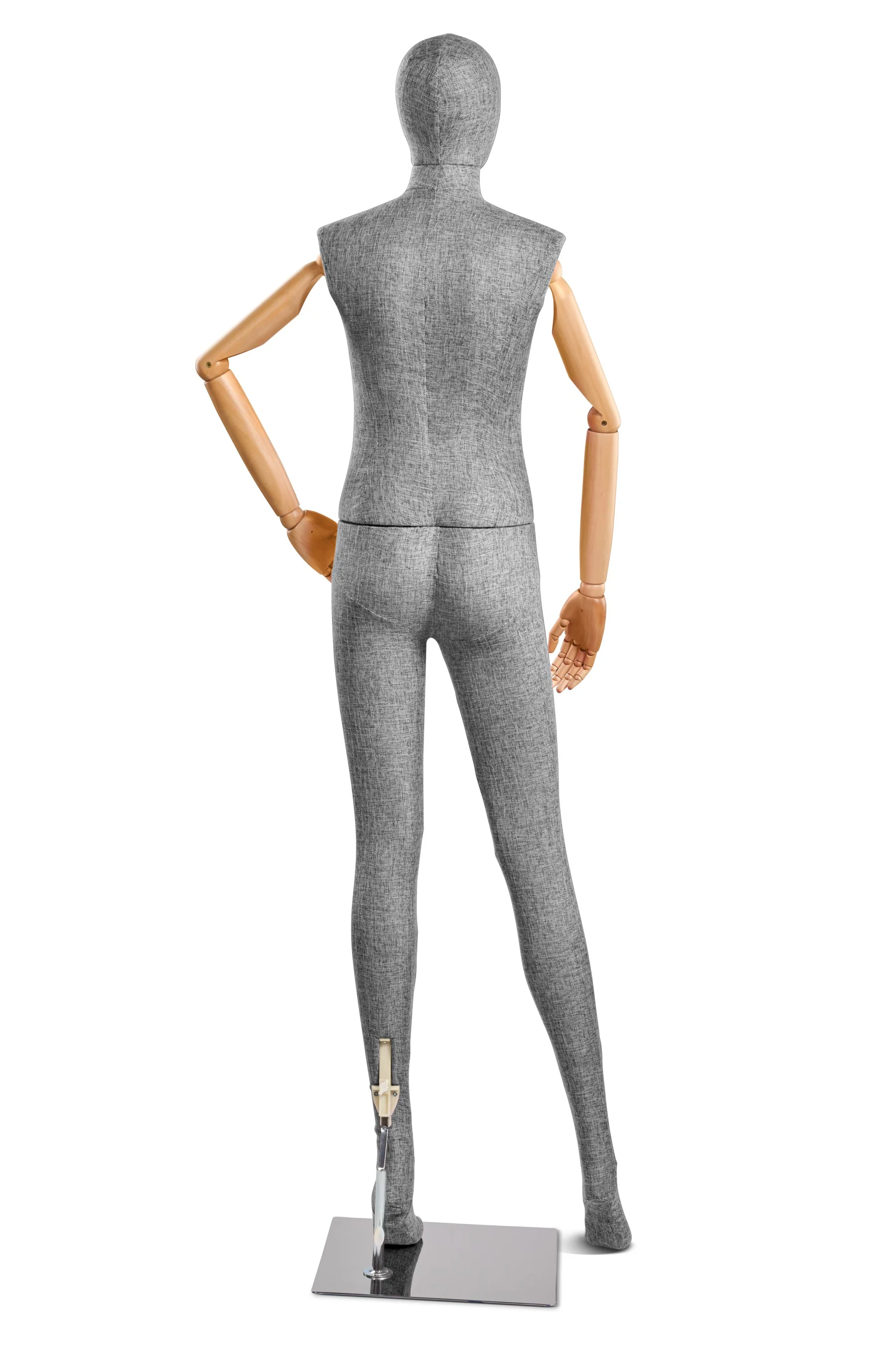 Female Fabric Wrapped Mannequin in Standing or Sitting Pose w/ Articulating Arms (WP Series) - Image 152
