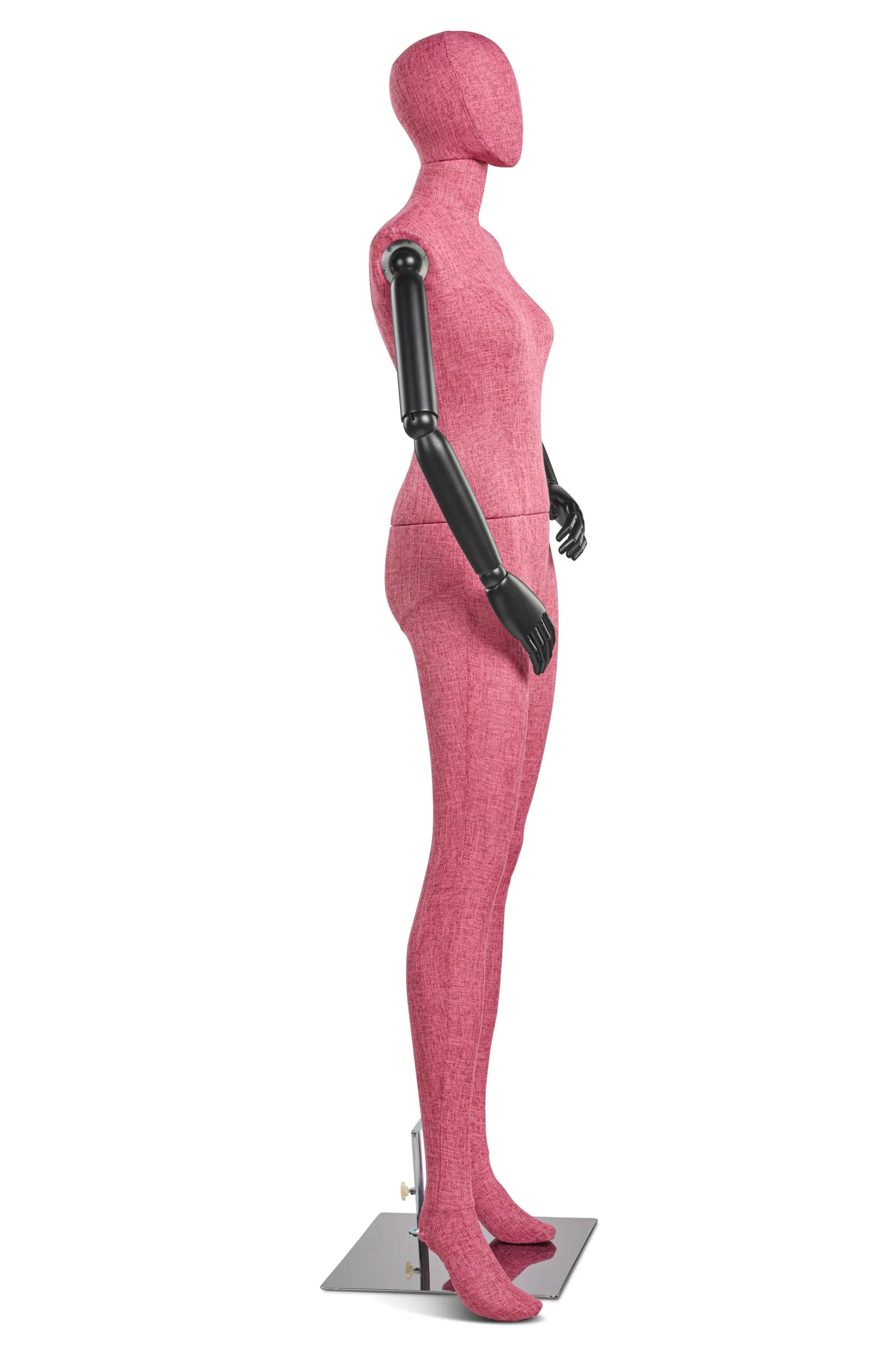 Female Fabric Wrapped Mannequin in Standing or Sitting Pose w/ Articulating Arms (WP Series) - Image 158