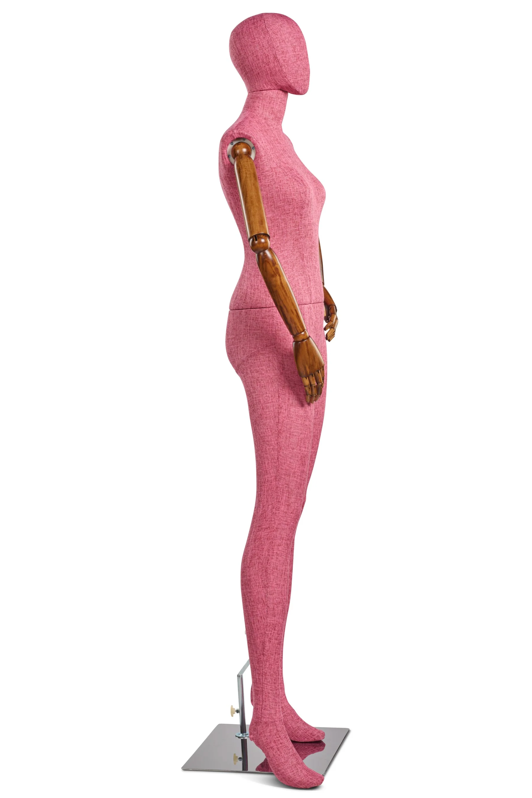 Female Fabric Wrapped Mannequin in Standing or Sitting Pose w/ Articulating Arms (WP Series) - Image 163