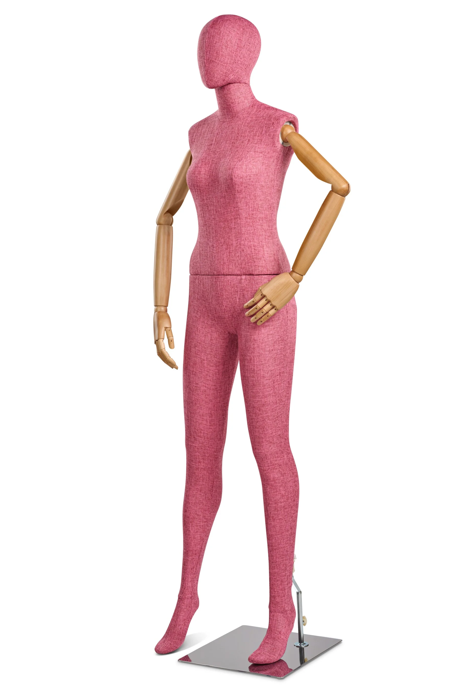 Female Fabric Wrapped Mannequin in Standing or Sitting Pose w/ Articulating Arms (WP Series) - Image 165