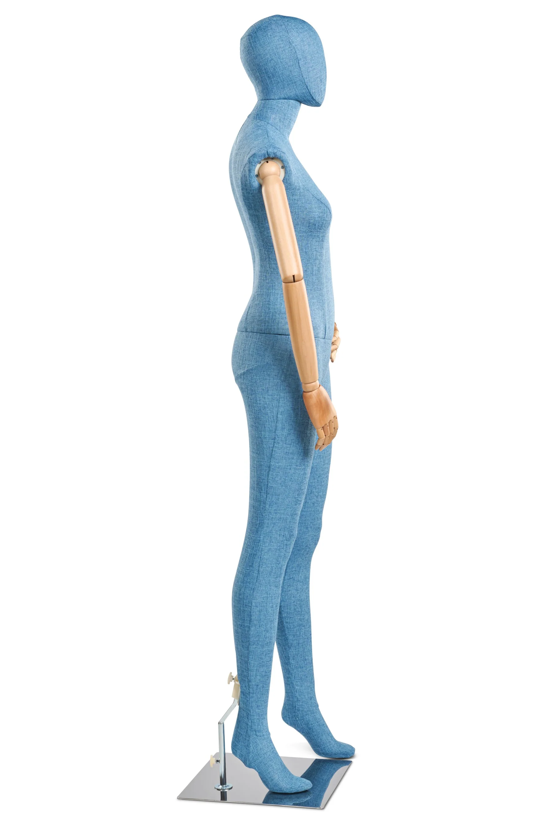 Female Fabric Wrapped Mannequin in Standing or Sitting Pose w/ Articulating Arms (WP Series) - Image 183