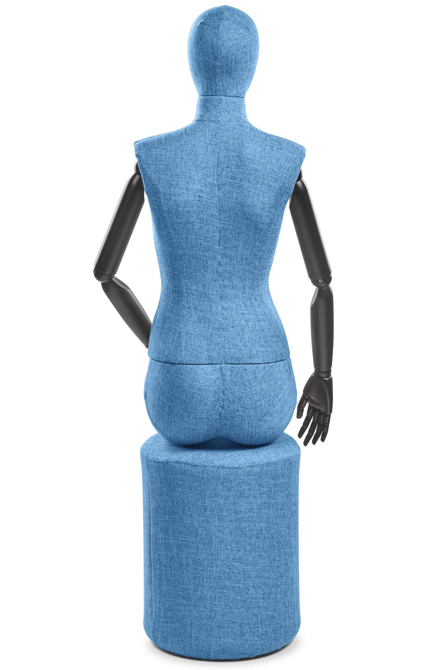 Female Fabric Wrapped Mannequin in Standing or Sitting Pose w/ Articulating Arms (WP Series) - Image 186