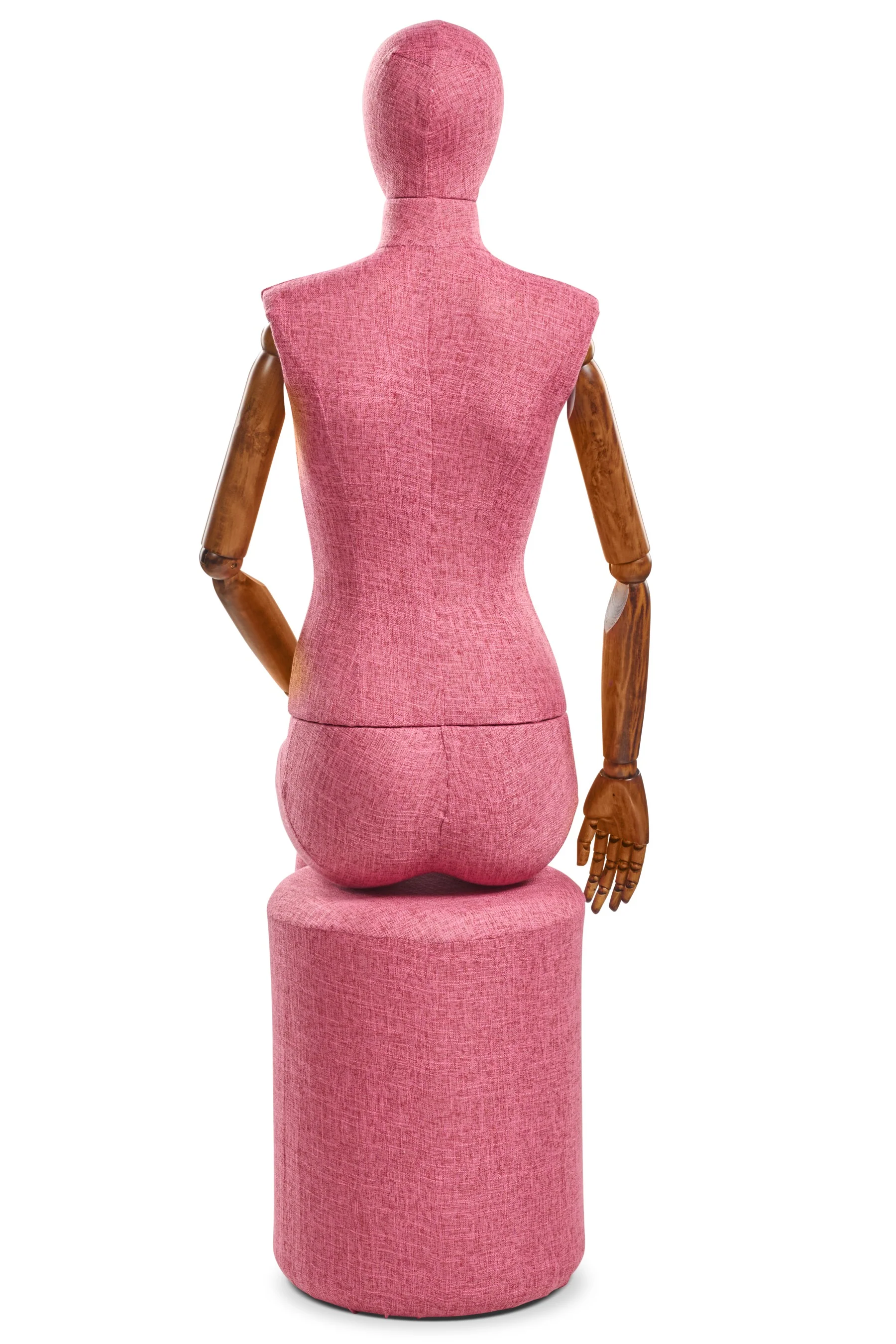 Female Fabric Wrapped Mannequin in Standing or Sitting Pose w/ Articulating Arms (WP Series) - Image 233