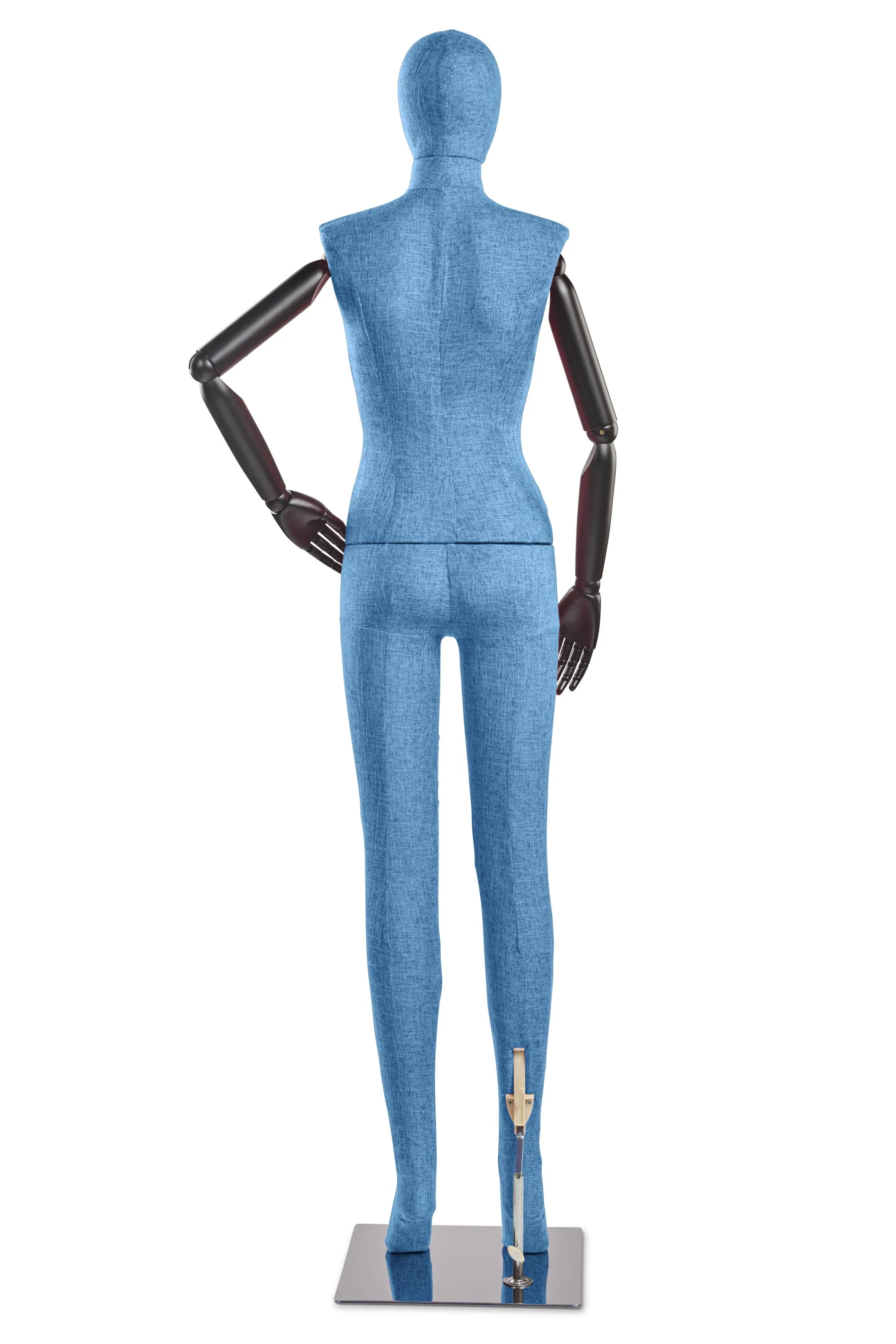 Female Fabric Wrapped Mannequin in Standing or Sitting Pose w/ Articulating Arms (WP Series) - Image 52