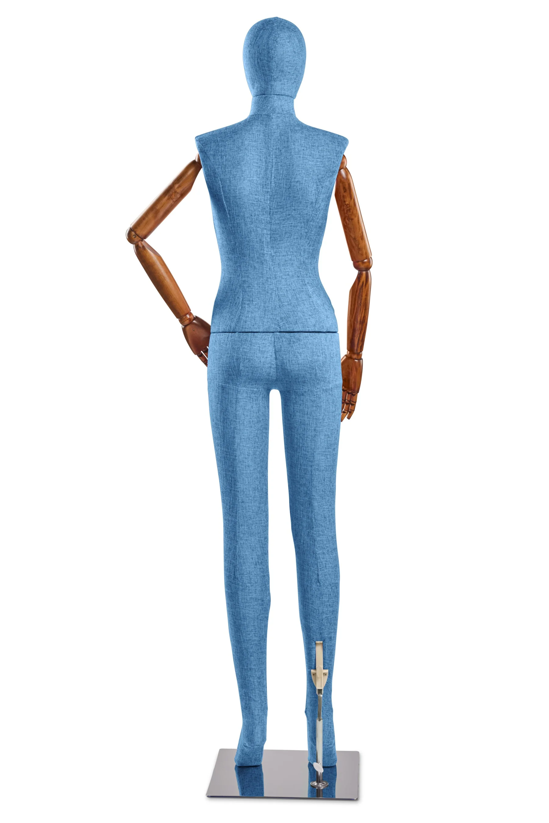 Female Fabric Wrapped Mannequin in Standing or Sitting Pose w/ Articulating Arms (WP Series) - Image 57