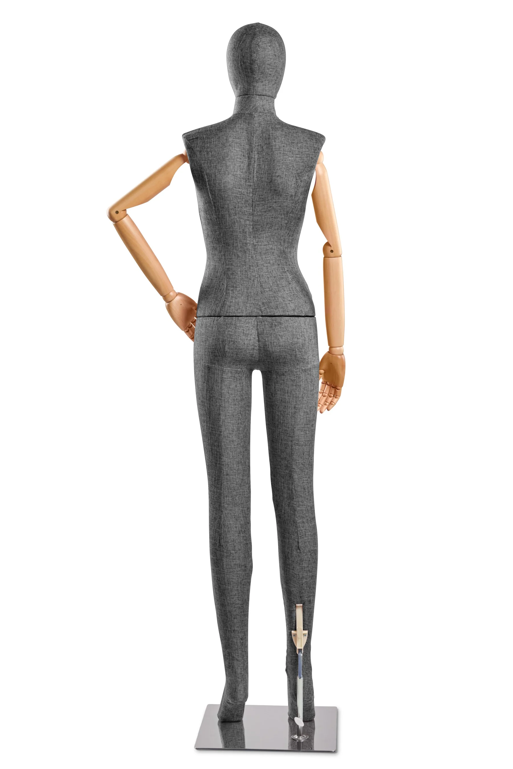 Female Fabric Wrapped Mannequin in Standing or Sitting Pose w/ Articulating Arms (WP Series) - Image 77