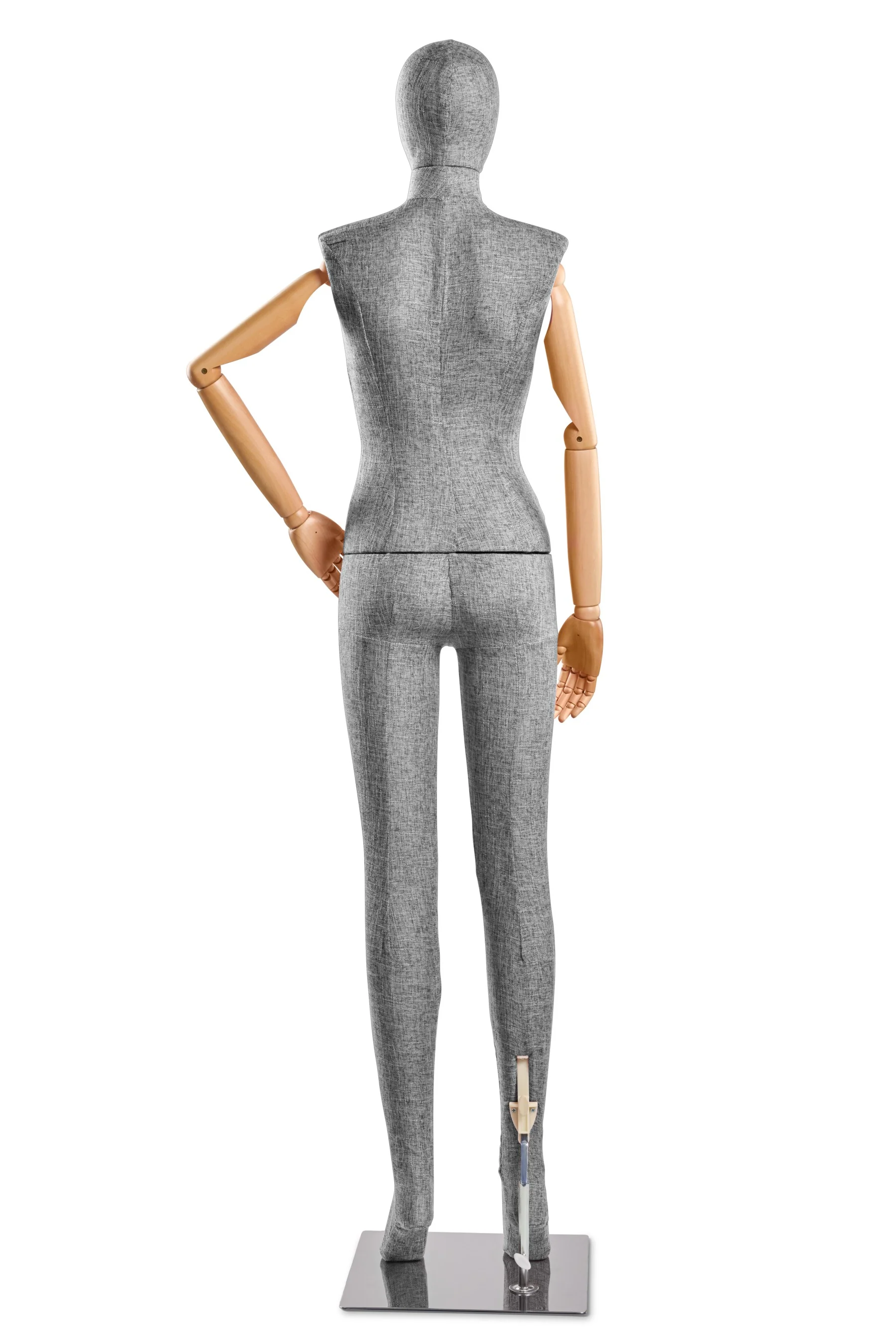 Female Fabric Wrapped Mannequin in Standing or Sitting Pose w/ Articulating Arms (WP Series) - Image 92