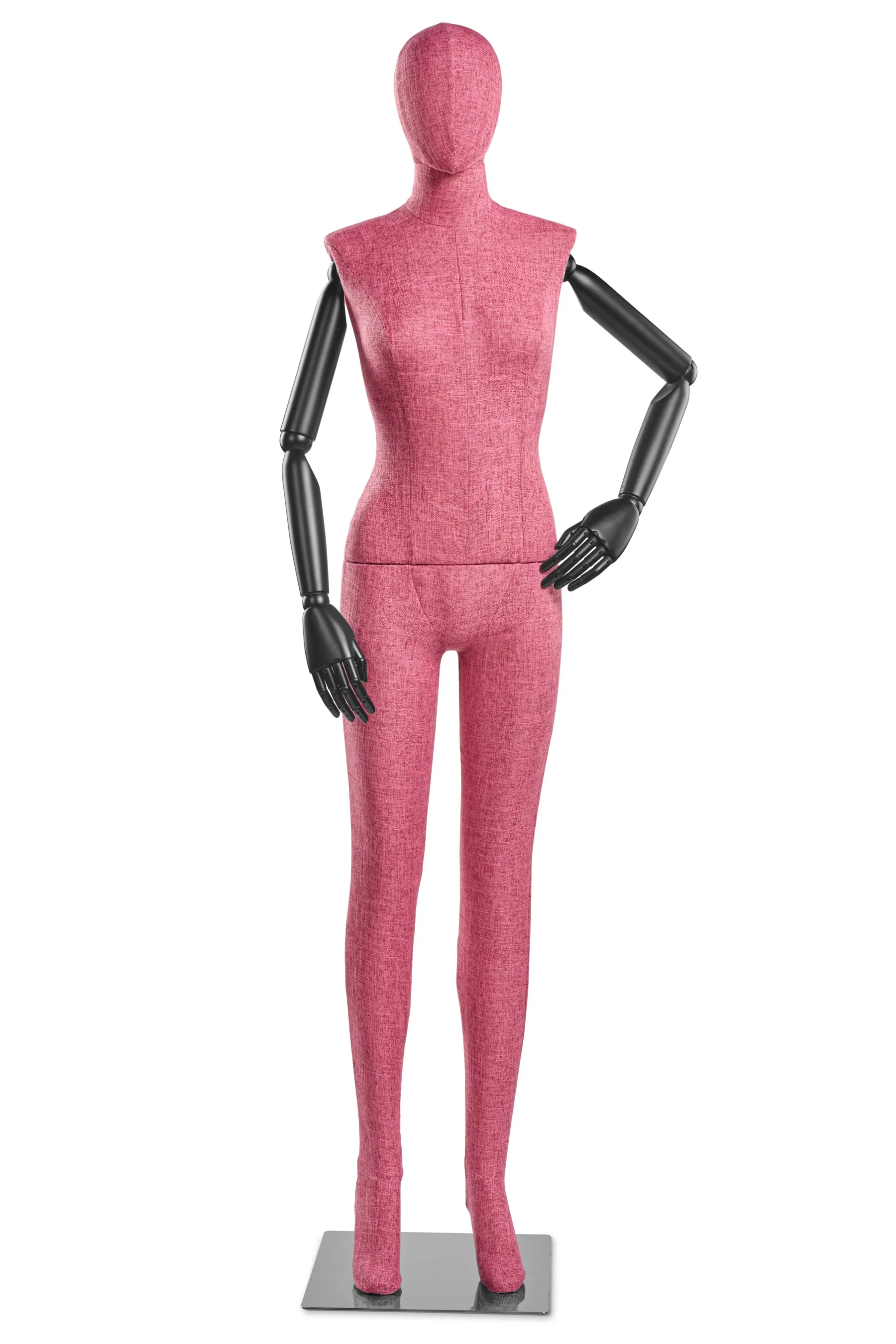 Female Fabric Wrapped Mannequin in Standing or Sitting Pose w/ Articulating Arms (WP Series) - Image 94