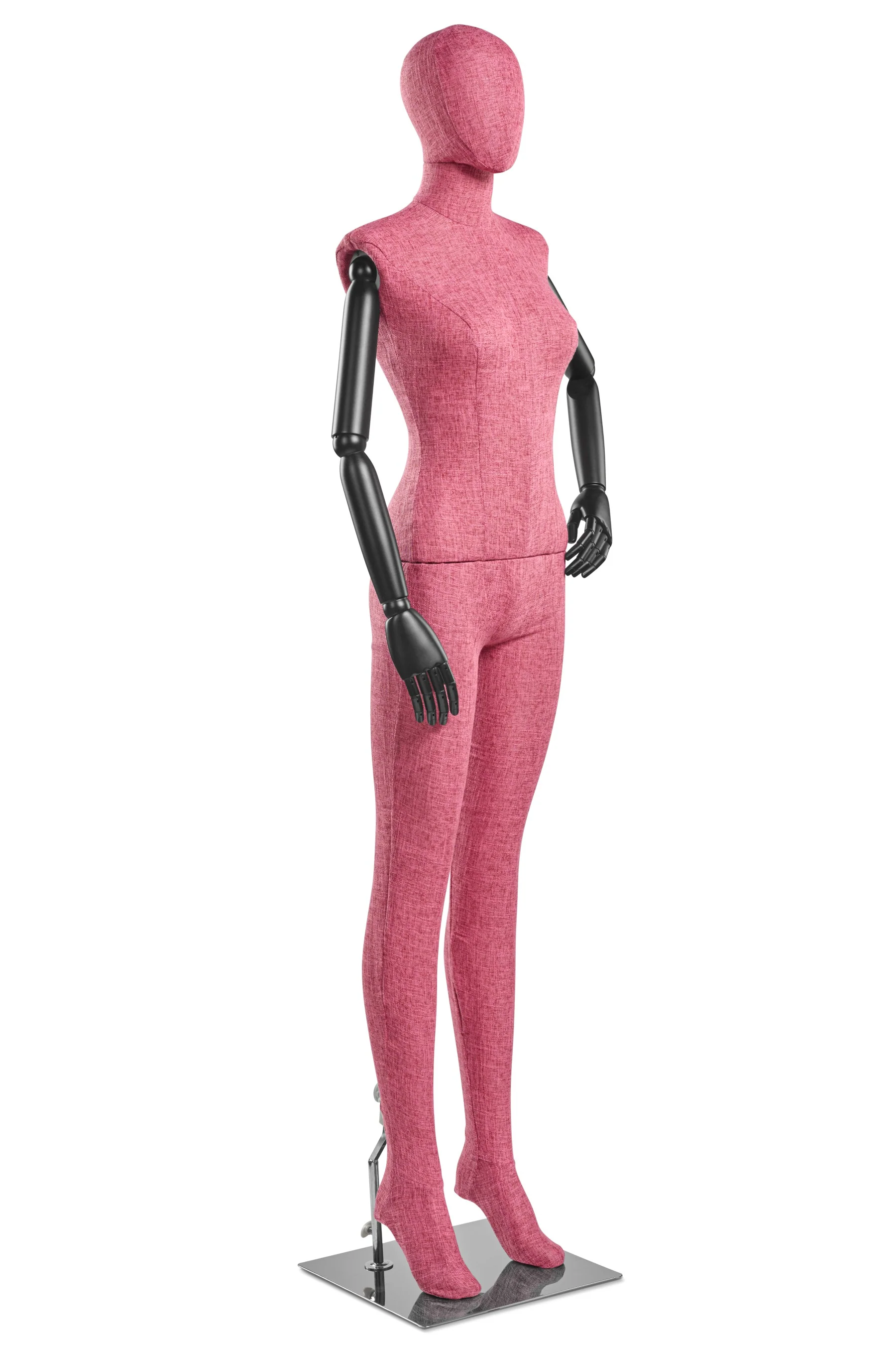 Female Fabric Wrapped Mannequin in Standing or Sitting Pose w/ Articulating Arms (WP Series) - Image 96