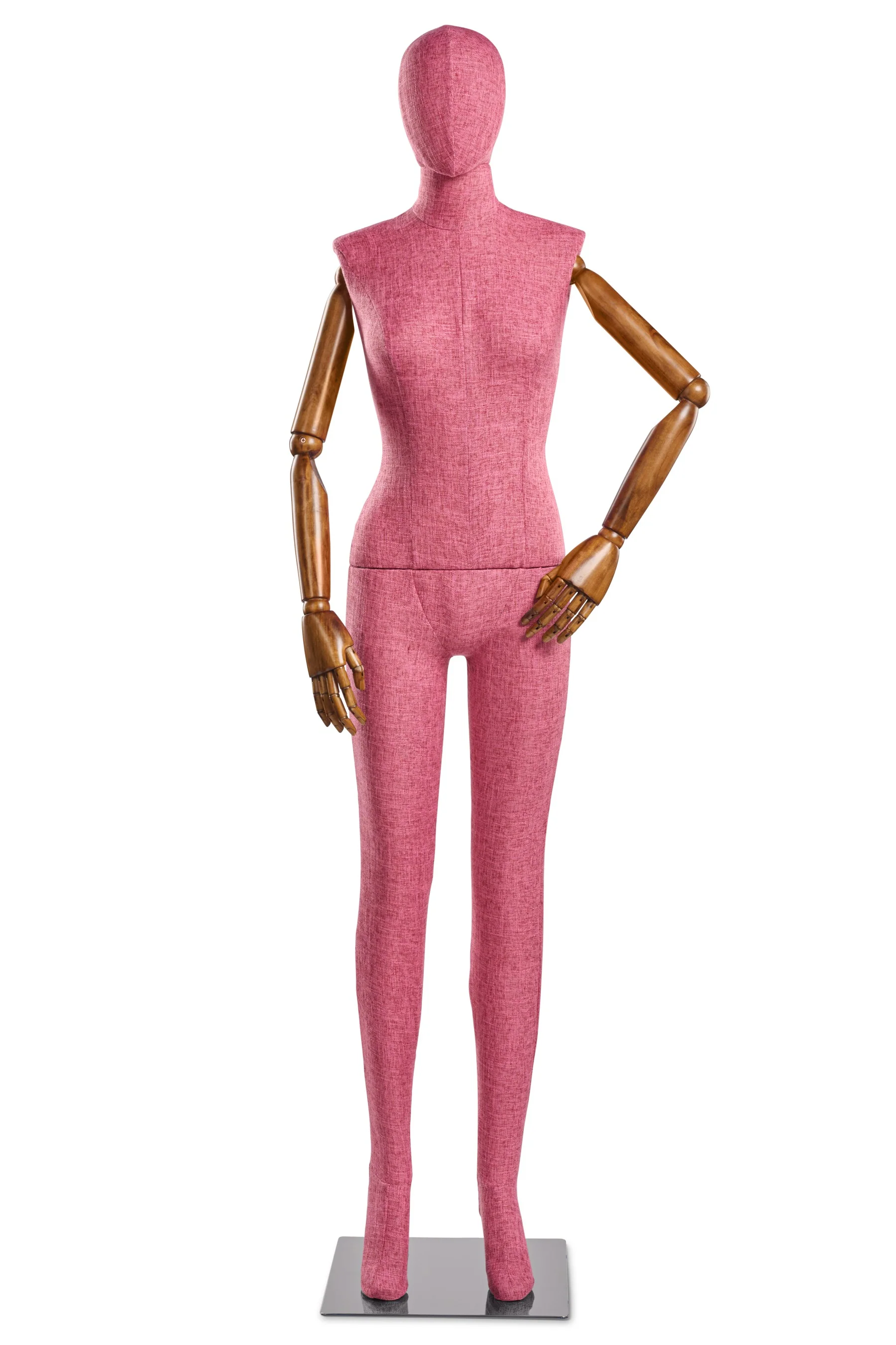 Female Fabric Wrapped Mannequin in Standing or Sitting Pose w/ Articulating Arms (WP Series) - Image 99