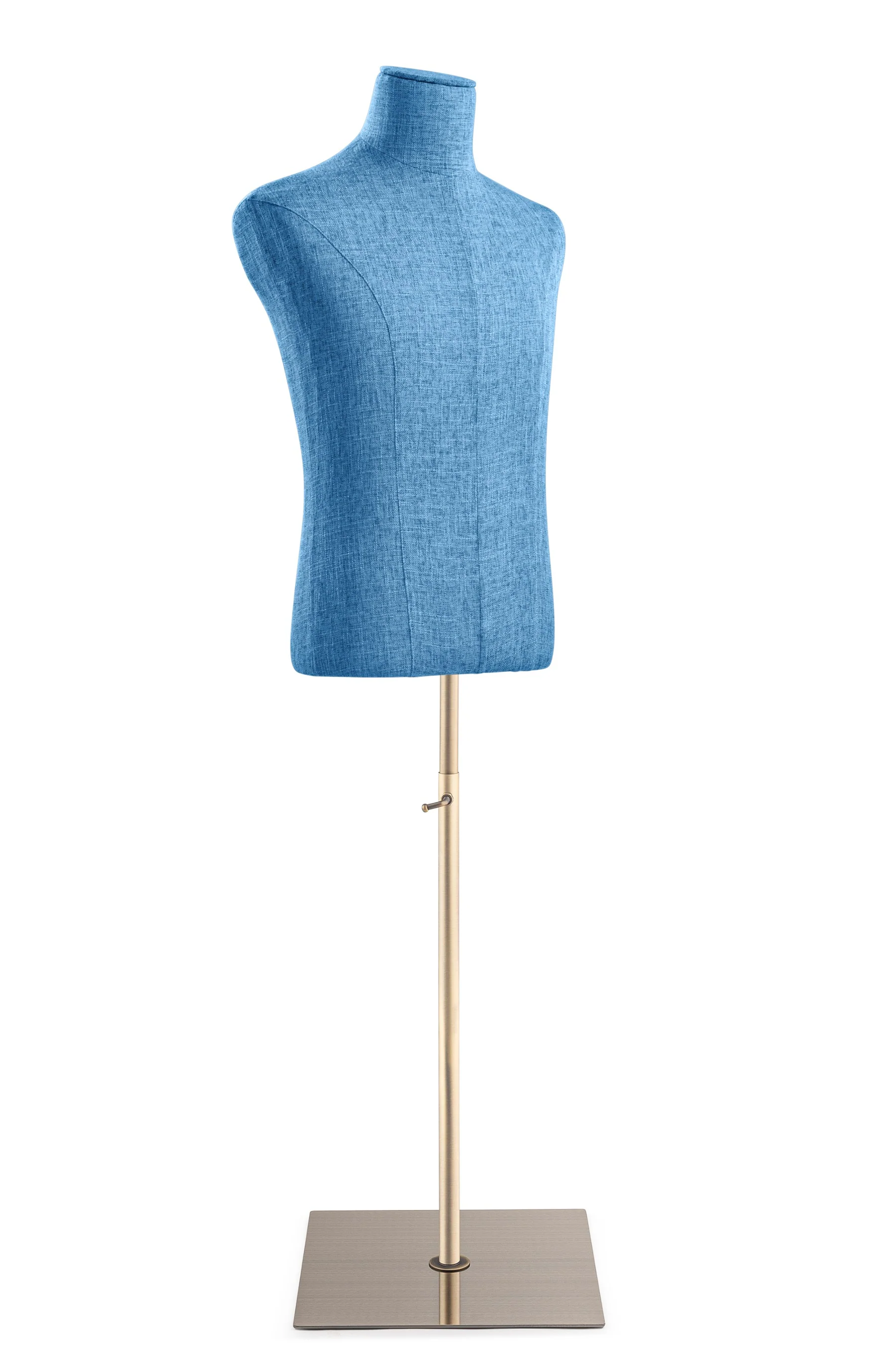 Male Display Dress Form on Metal Flat Base - Image 100