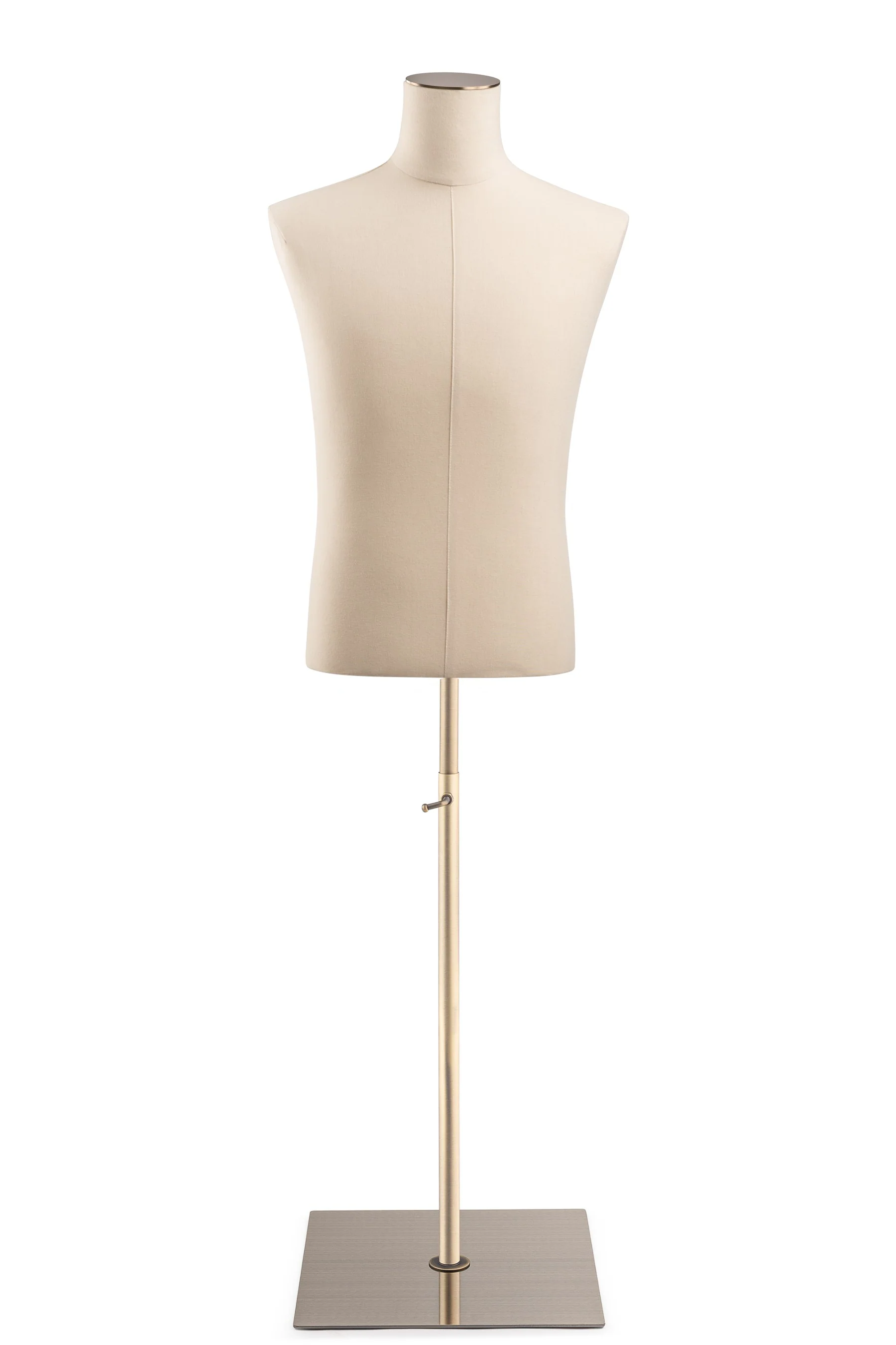 Male Display Dress Form on Metal Flat Base - Image 11