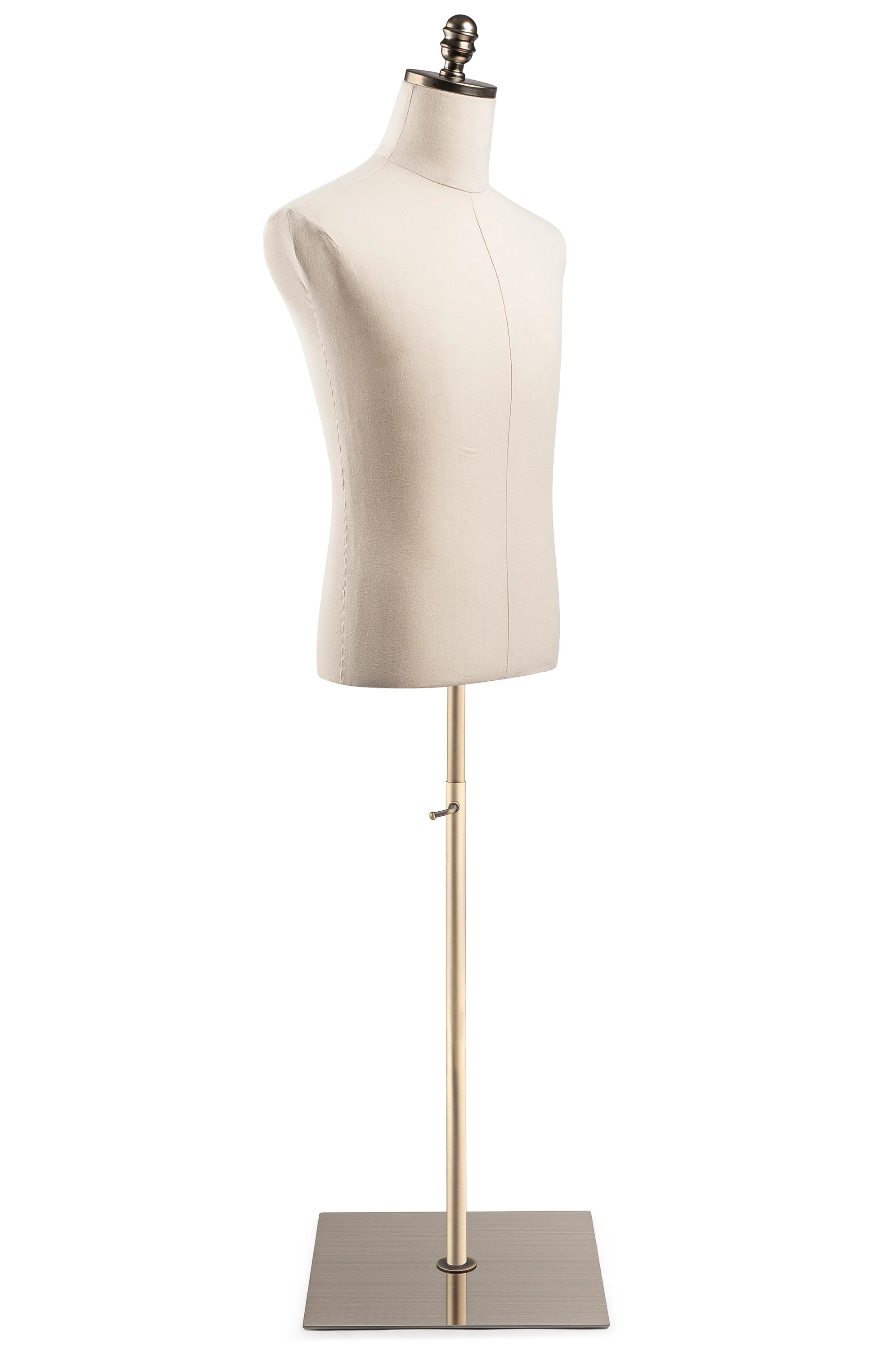 Male Display Dress Form on Metal Flat Base - Image 13