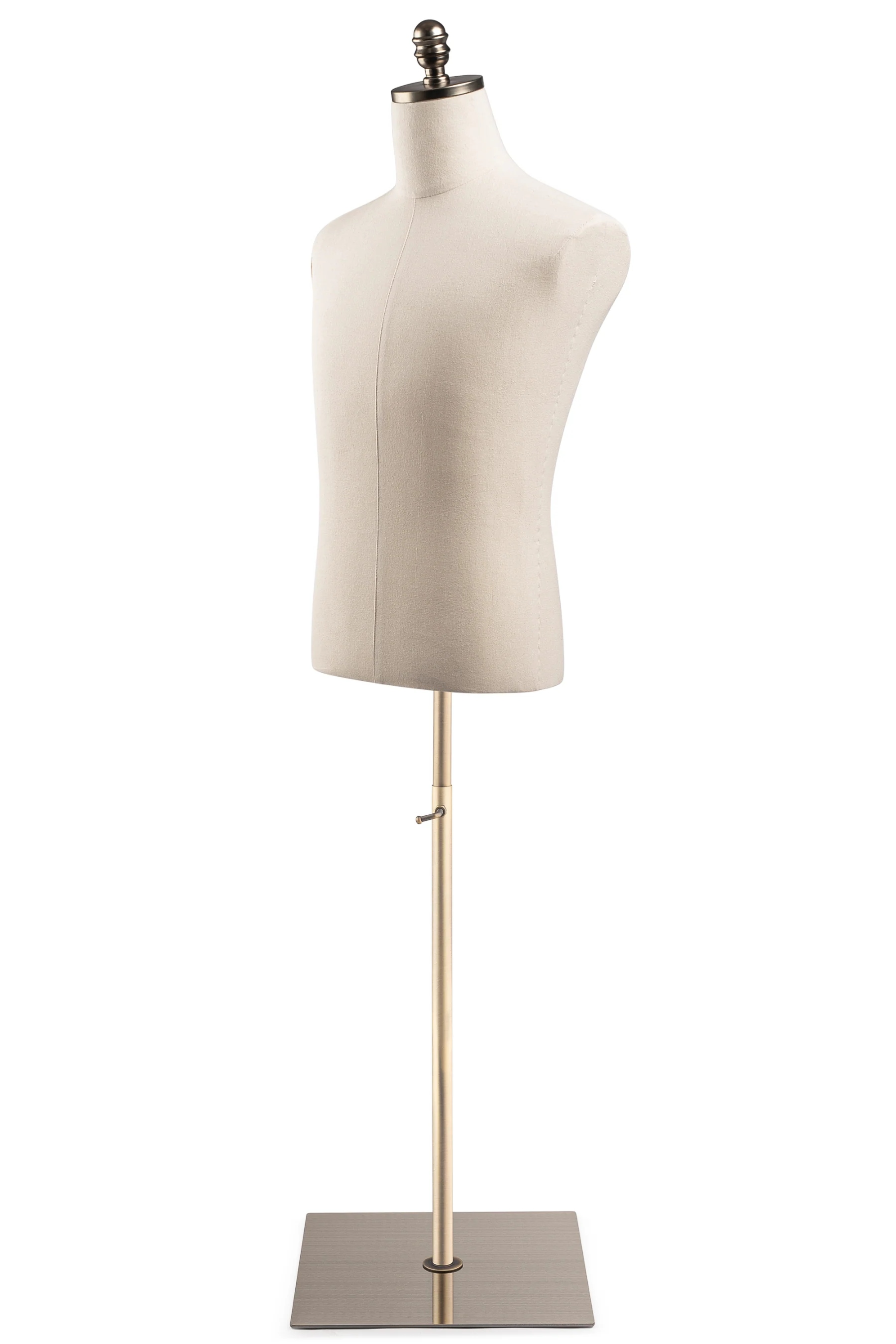 Male Display Dress Form on Metal Flat Base - Image 14