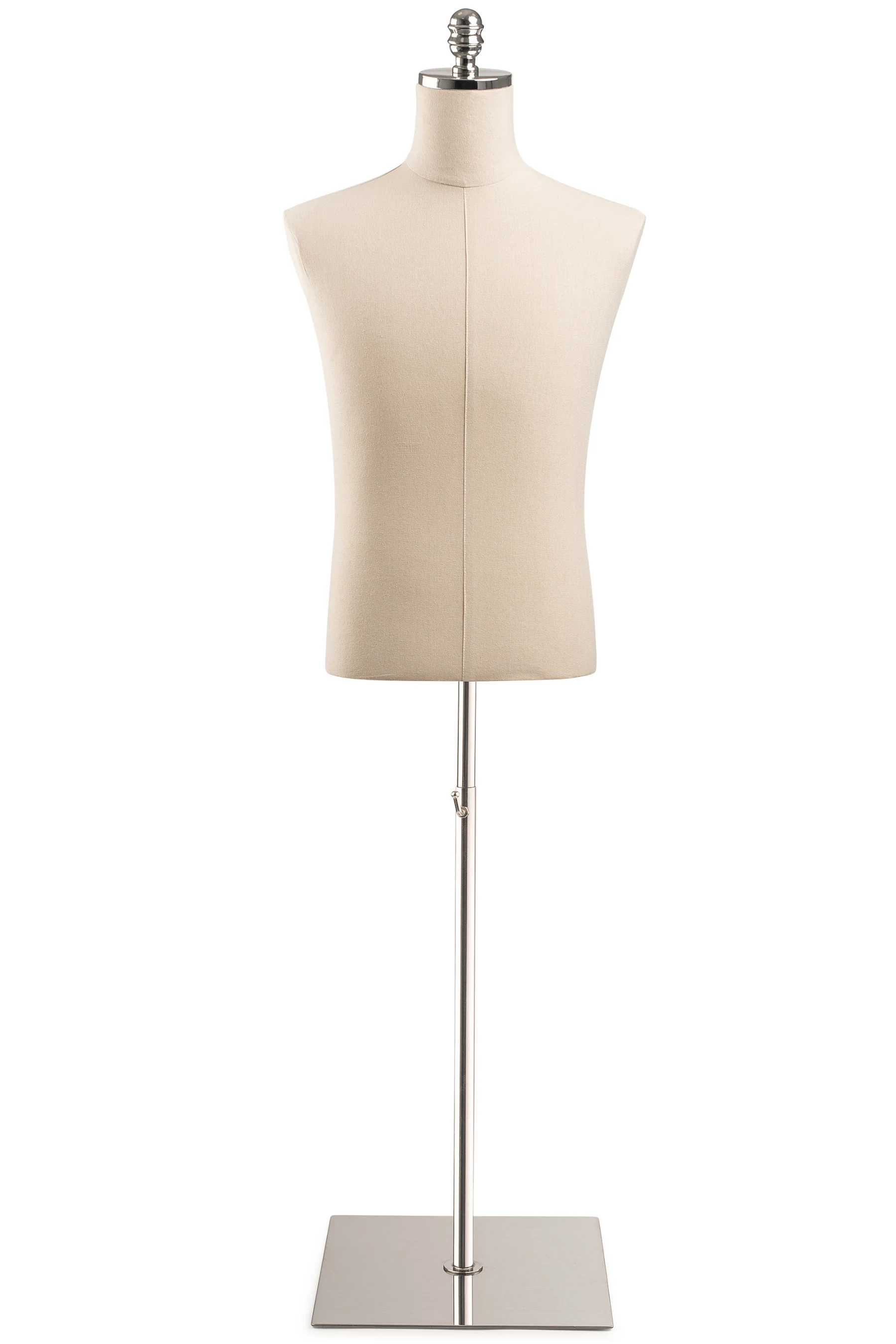 Male Display Dress Form on Metal Flat Base - Image 18